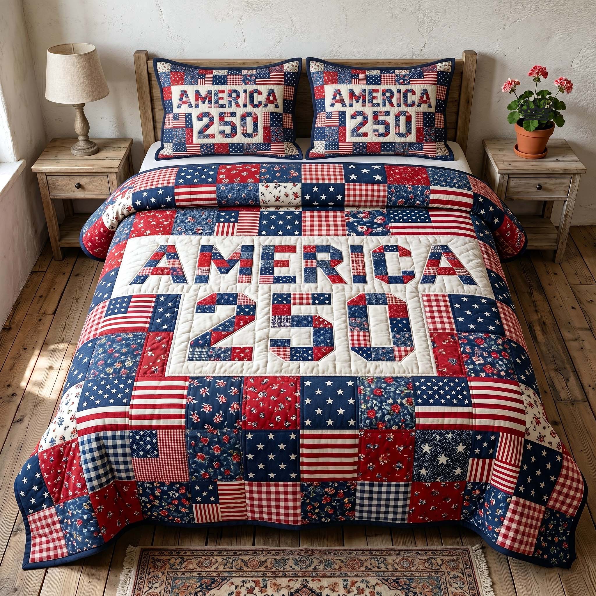 Heritage Patch Quilted Bedding Set Heritage Patch Island Gift For Patch Collectors - Tradiviet