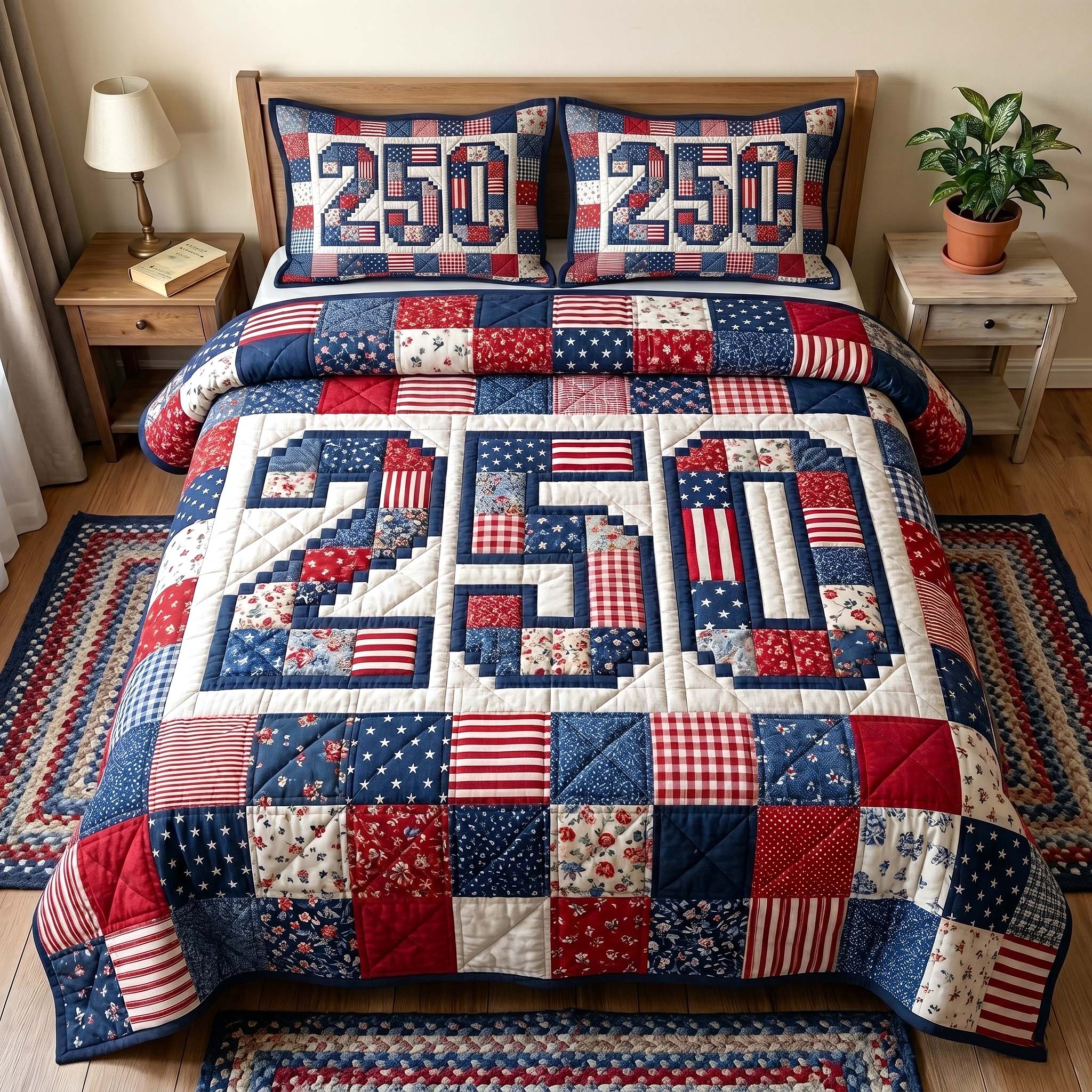 Heritage Patch Quilted Bedding Set Heritage Patch Pride Gift For Heritage Collectors - Tradiviet