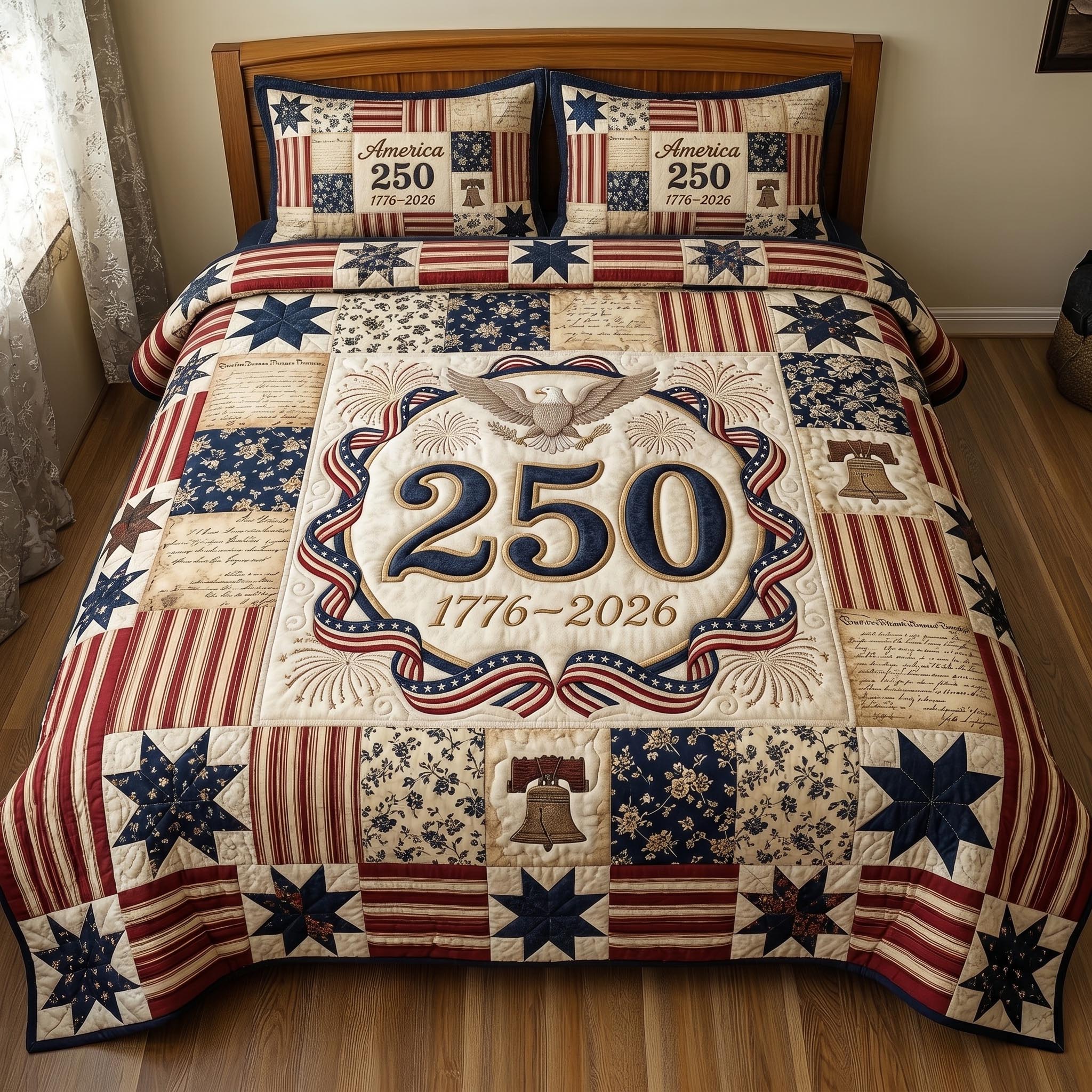 Heritage Patch Quilted Bedding Set Heritage Patch Vista Gift For Patch Hosts - Tradiviet