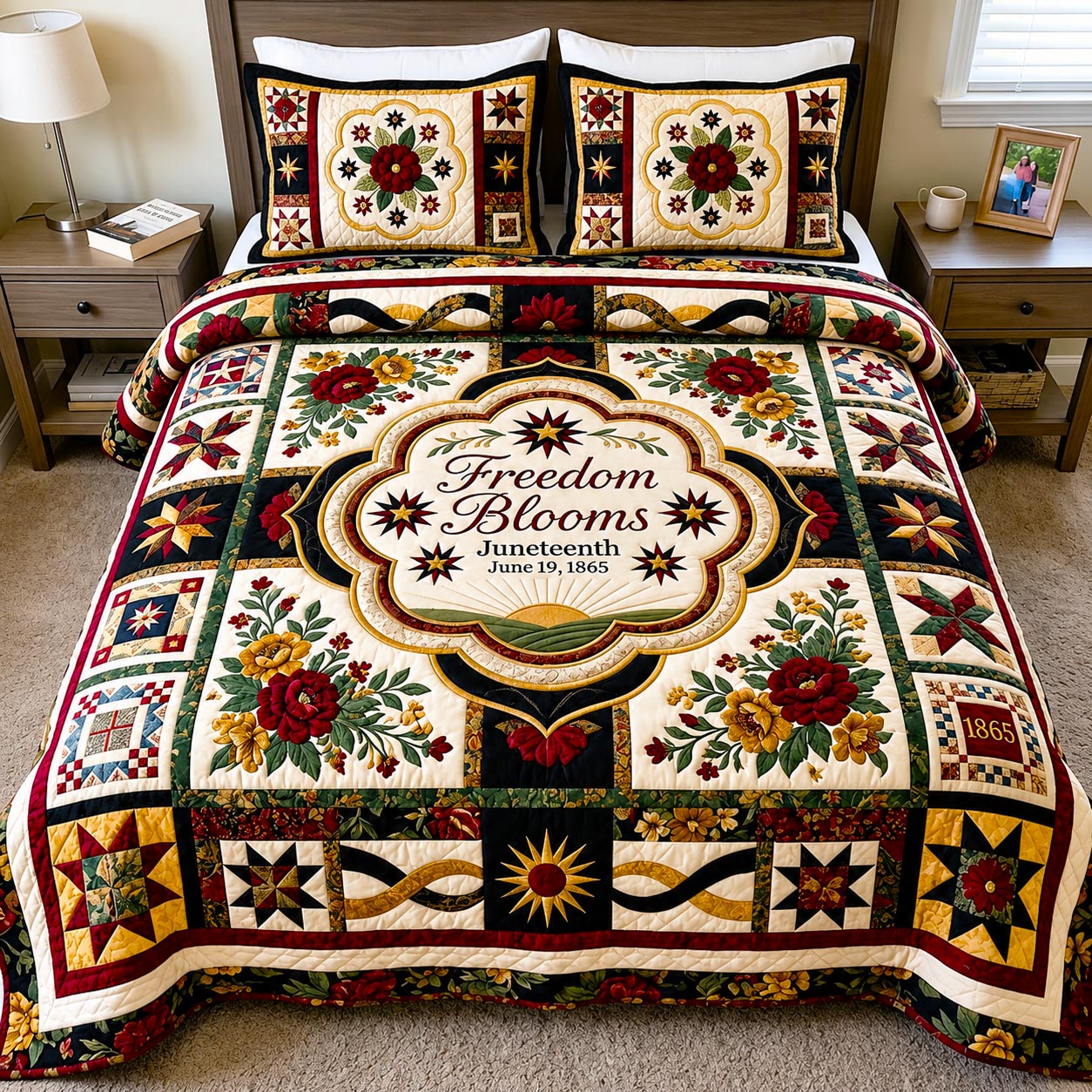 Heritage Pride Quilted Bedding Set Heritage Pride Appeal Gift For Heritage Pride - Tradiviet