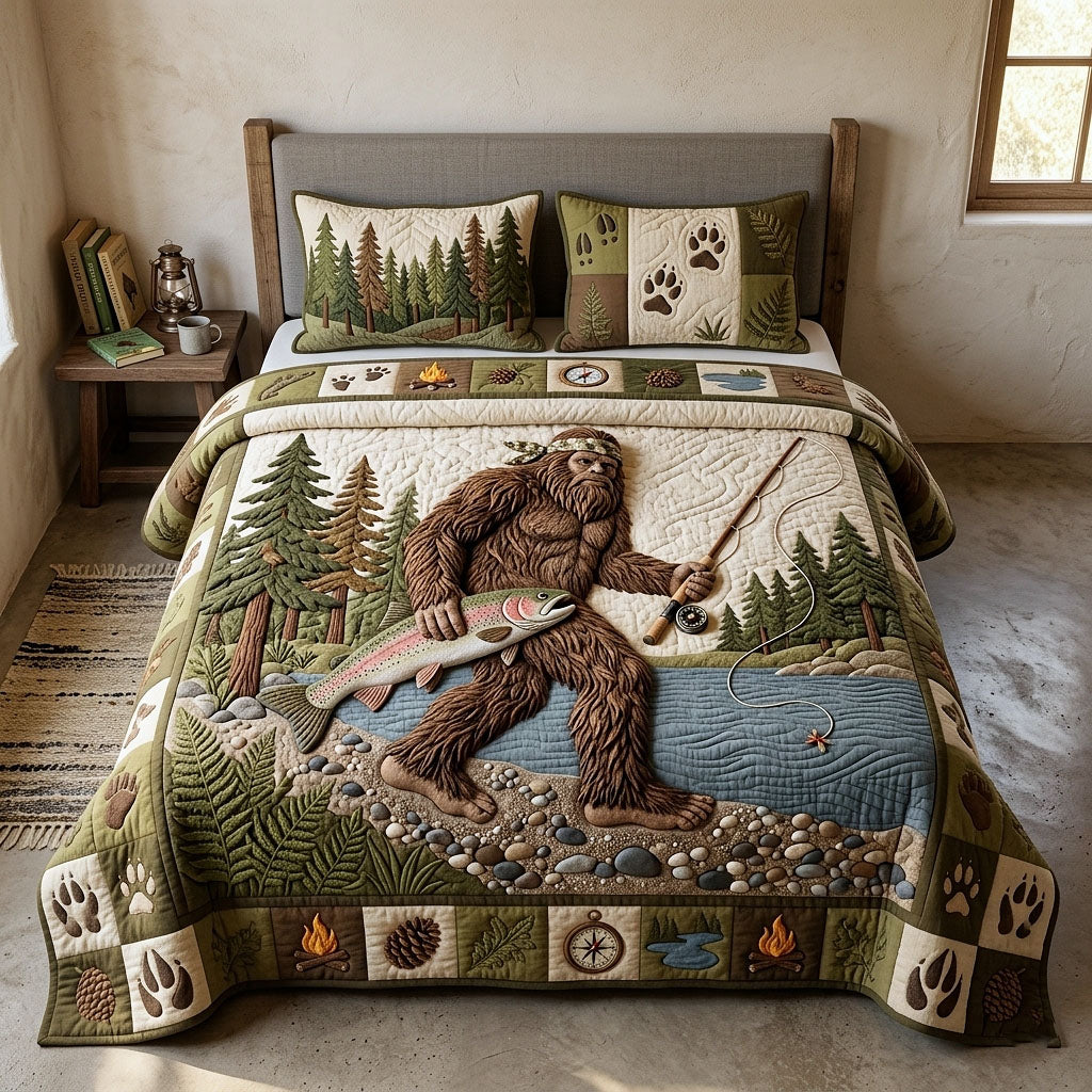 Hook Life Quilted Bedding Set Hook Life Display Gift For Hook Family - Tradiviet
