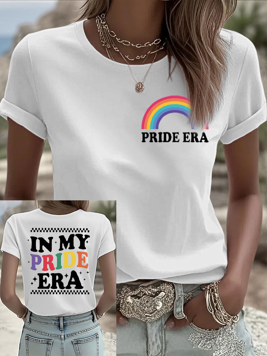 In My Pride Era Shirt Trendy Rainbow Pride Merch Aesthetic Gift For Her - Tradiviet