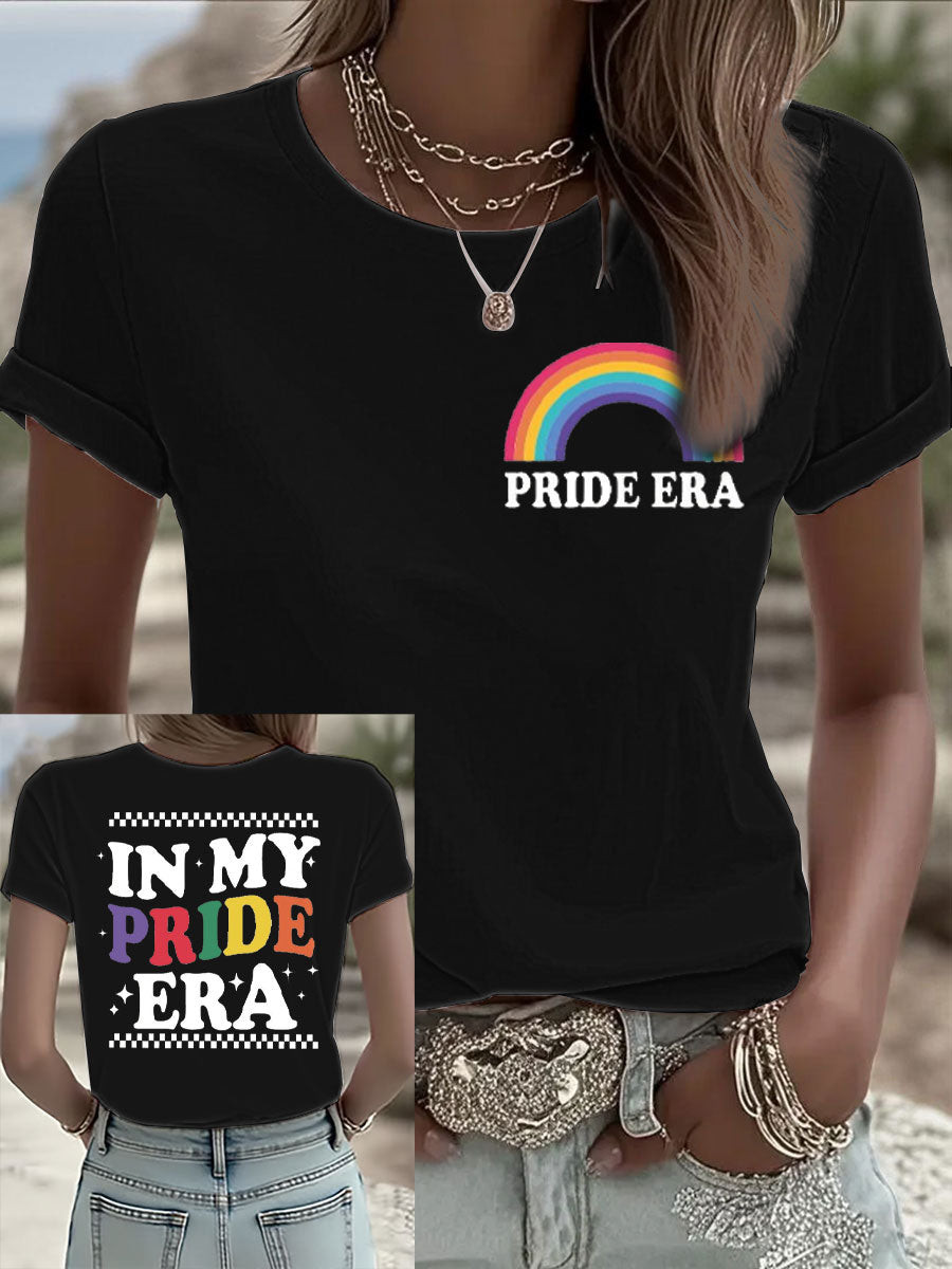 In My Pride Era Shirt Trendy Rainbow Pride Merch Aesthetic Gift For Her - Tradiviet - Image 2