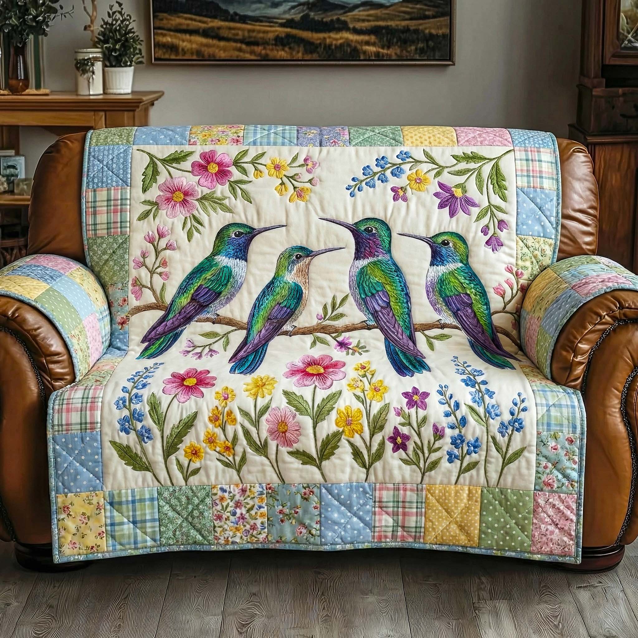 Iridescent Drift Quilted Sofa Cover Cozy Home Couch Cover Deer Gifts For Him - Tradiviet