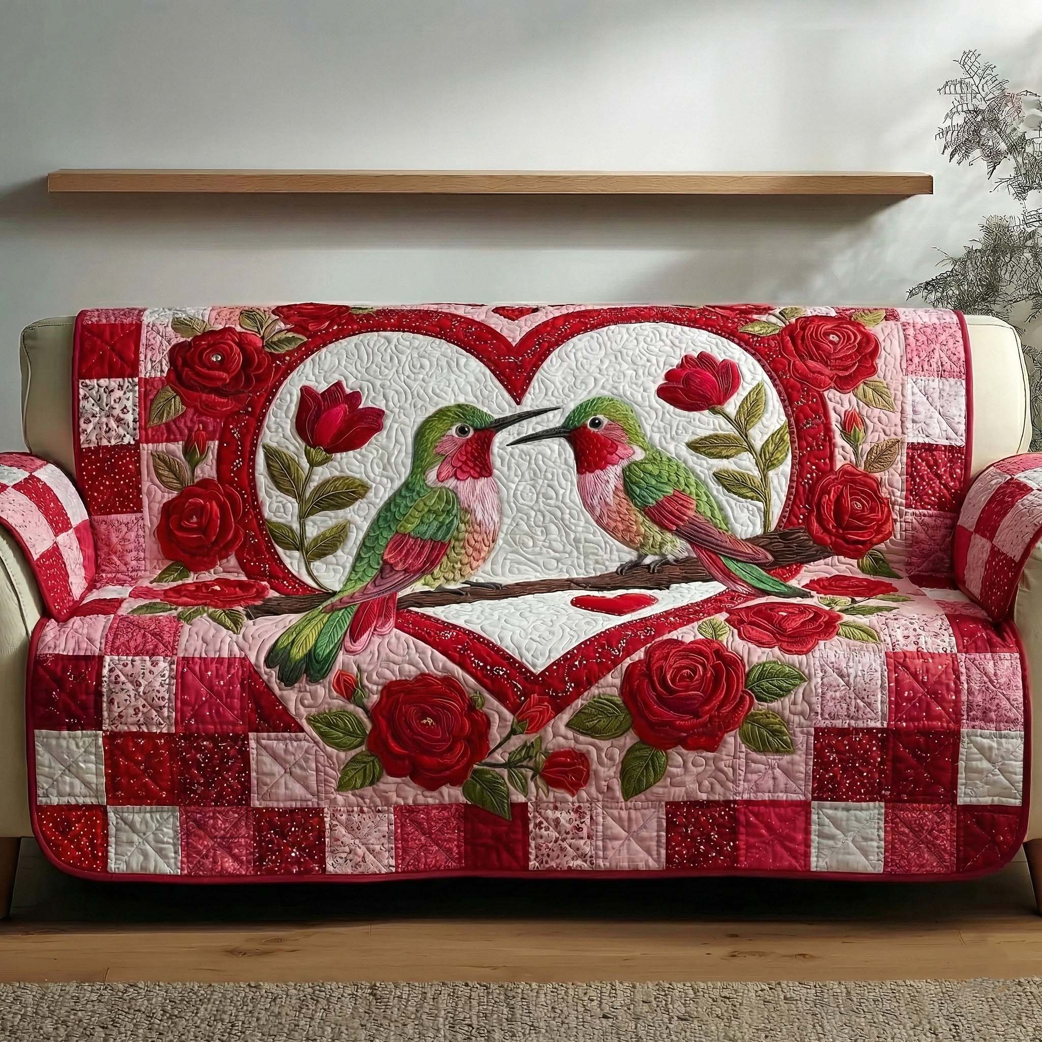 Iridescent Drift Quilted Sofa Cover Cozy Home Couch Cover Gifts For Home Lovers - Tradiviet
