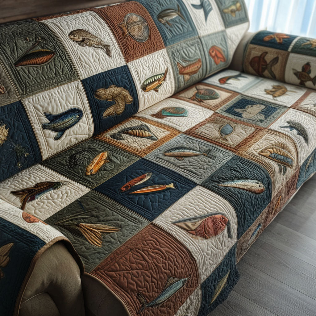 Lakeside Traditions Quilted Sofa Cover Seat Covers For Couches Perfect Father's Day Gifts - Tradiviet