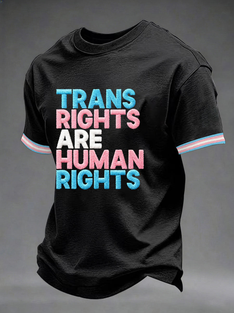 LGBT Trans Rights Are Human Rights Shirt Pride Month Apparel Equal Rights Gift - Tradiviet - Image 5