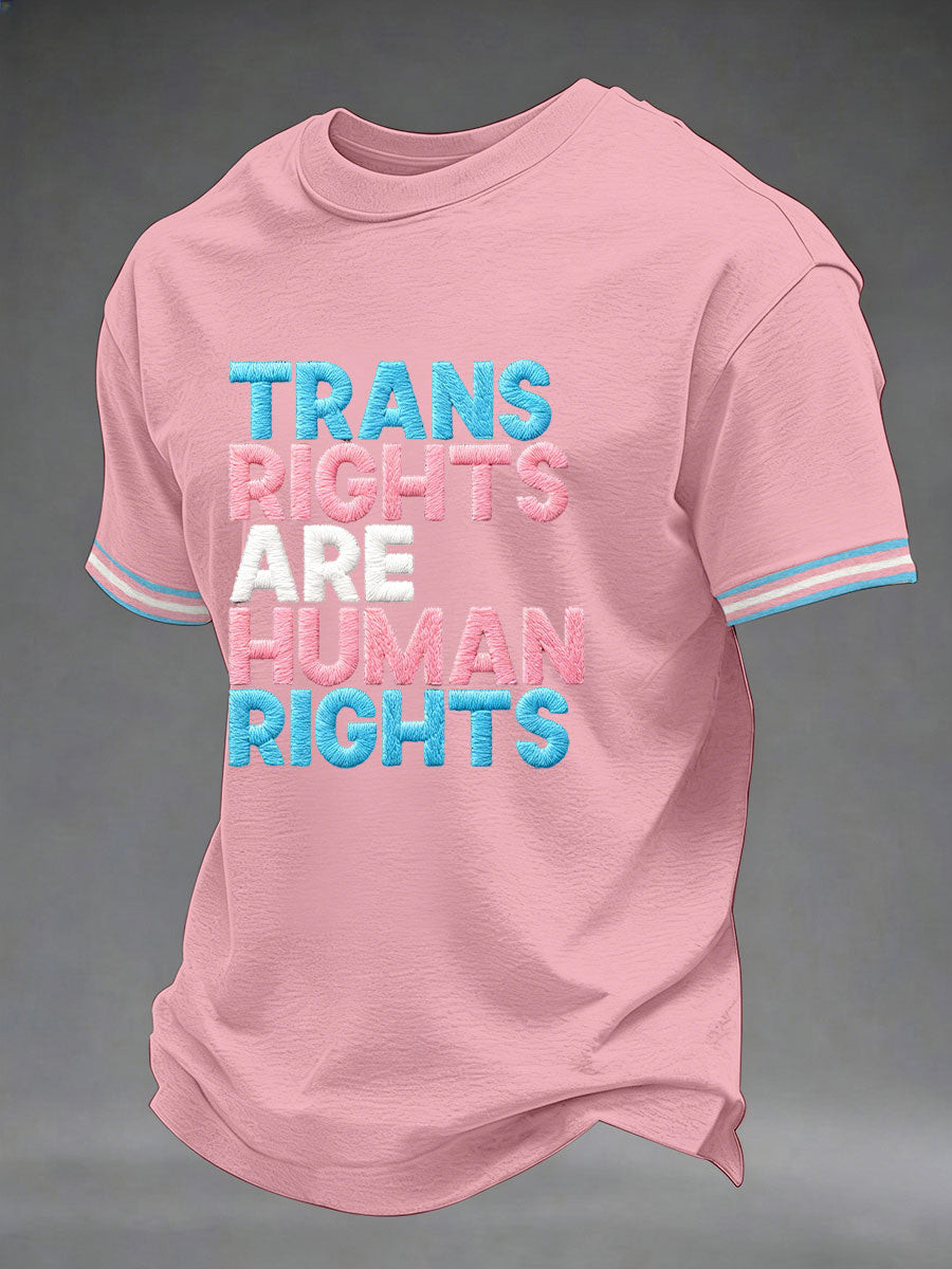 LGBT Trans Rights Are Human Rights Shirt Pride Month Apparel Equal Rights Gift - Tradiviet - Image 3