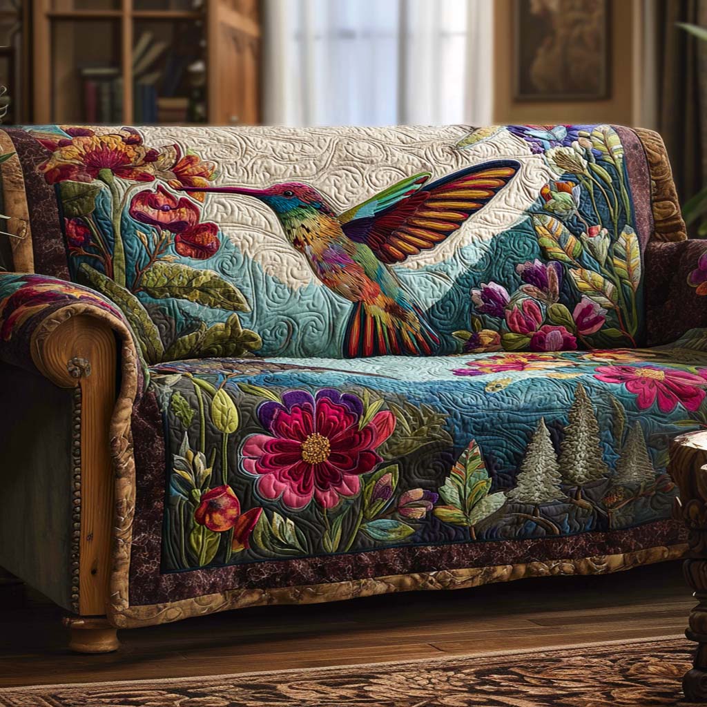 Little Fighter Quilted Sofa Cover Room Decor For Room Gift For Room Decor - Tradiviet