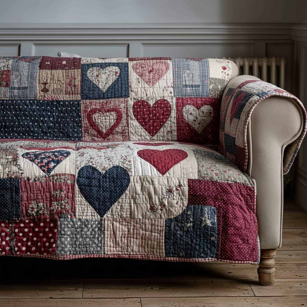 Loving Hands Quilted Sofa Cover Best Slip Cover Sofa Birthday Presents For Mom Ideas - Tradiviet