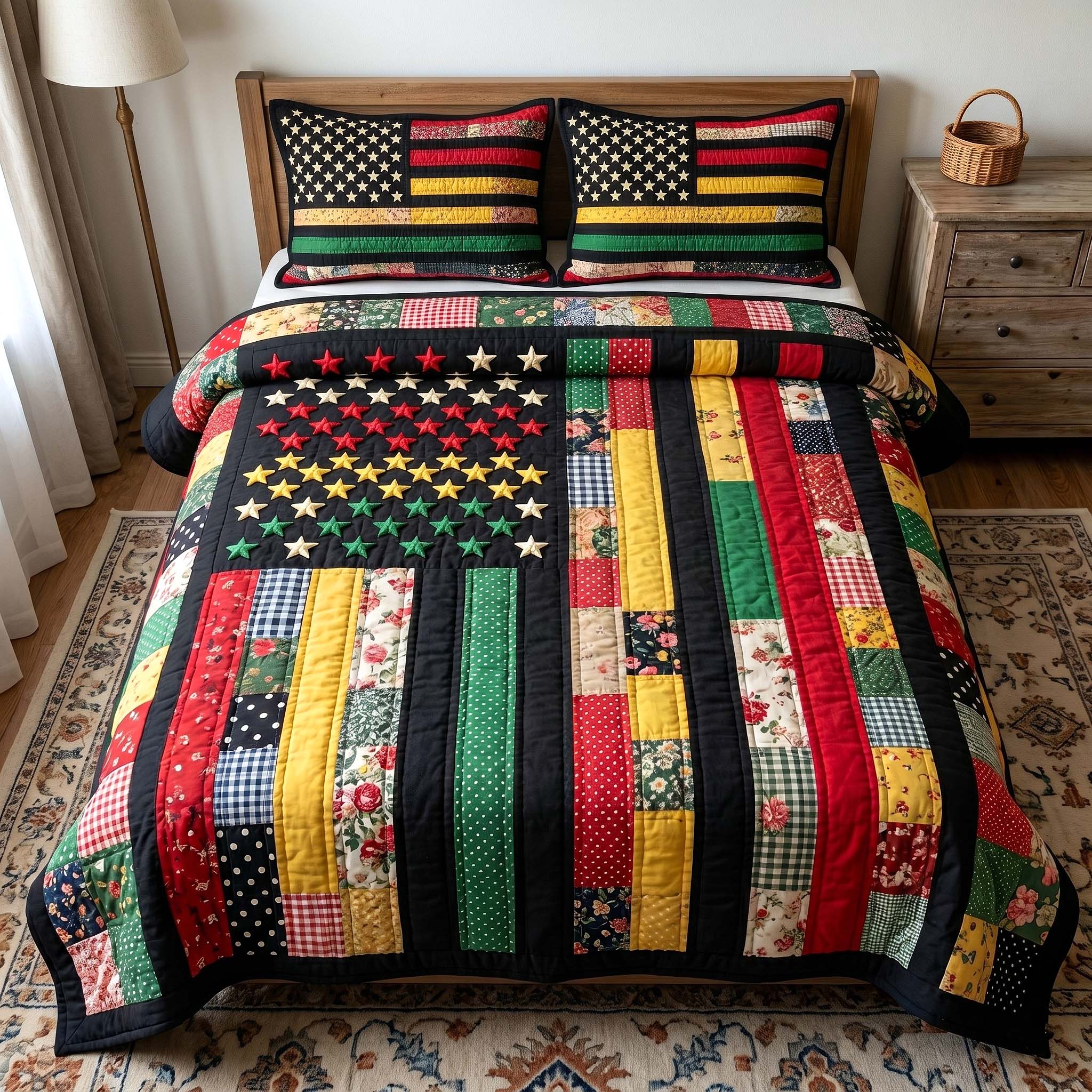 Melanin Legacy Quilted Bedding Set Melanin Legacy Artwork Gift For Melanin Friends - Tradiviet