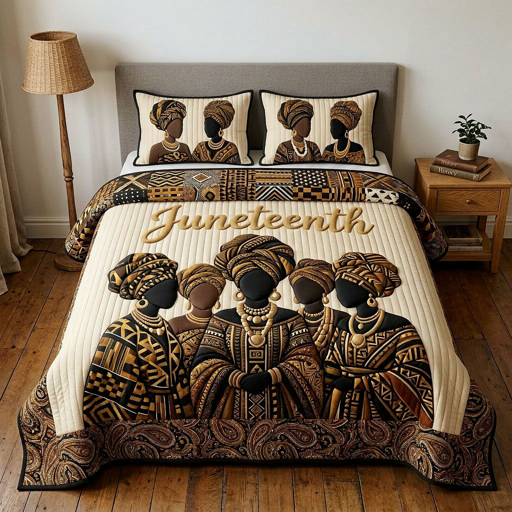 Melanin Legacy Quilted Bedding Set Melanin Legacy Dream Gift For Melanin Wife - Tradiviet
