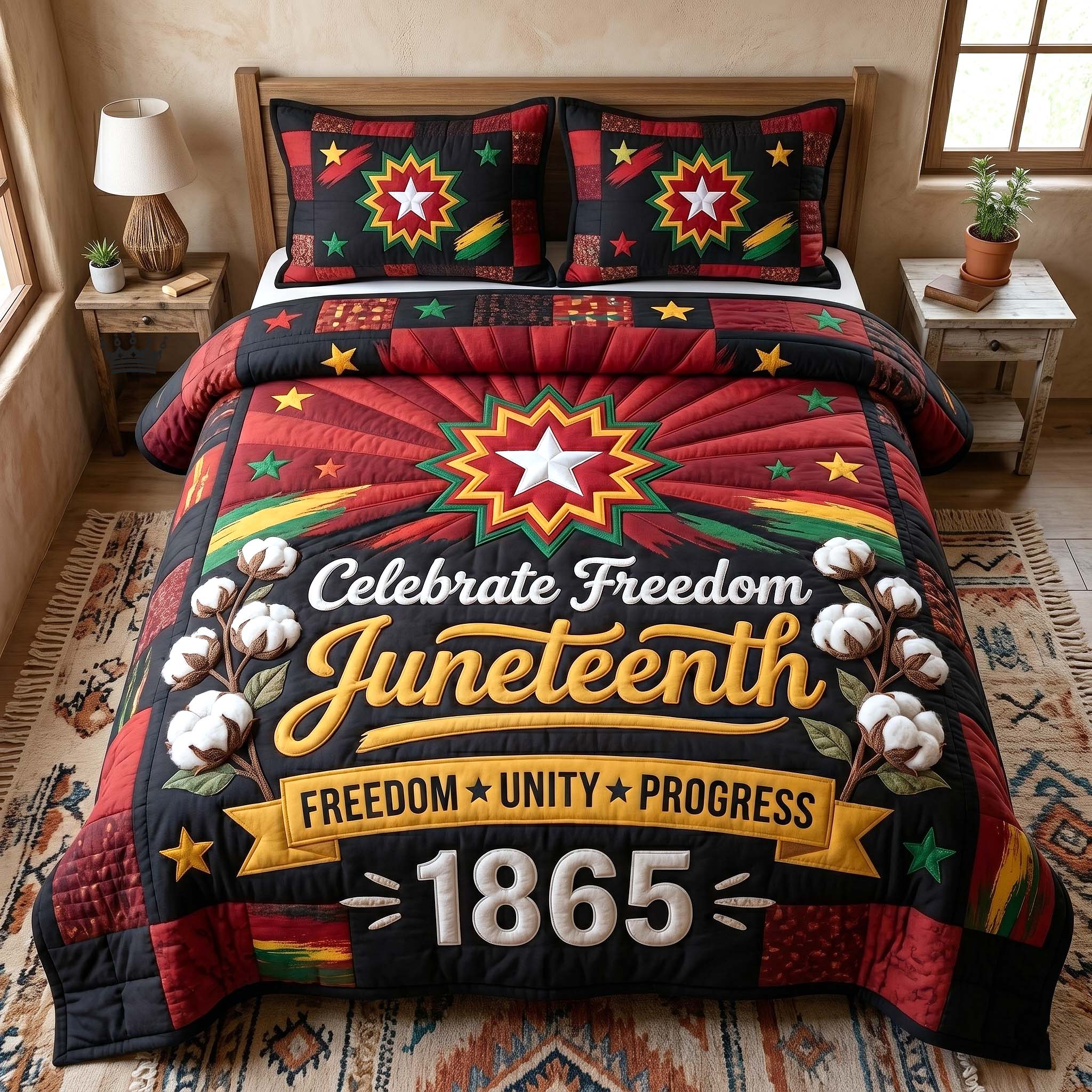 Melanin Legacy Quilted Bedding Set Melanin Legacy Room Gift For Melanin Fans - Tradiviet