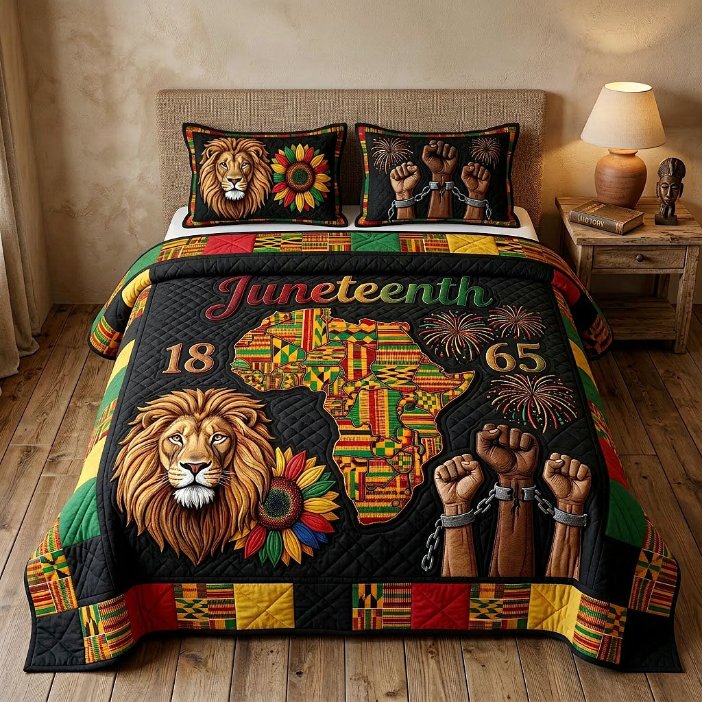 Melanin Legacy Quilted Bedding Set Melanin Legacy Vision Gift For Legacy Dad - Tradiviet