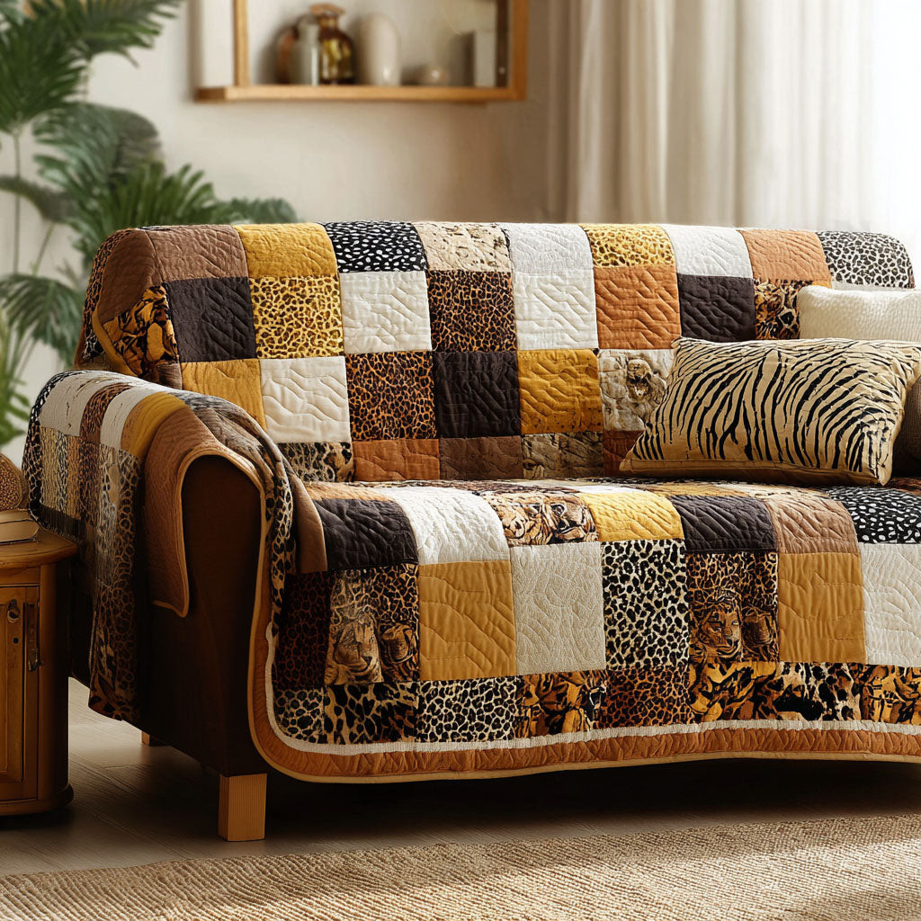 Natural Heritage Quilted Sofa Cover Beautiful Sofa Covers African American Gifts For Her - Tradiviet