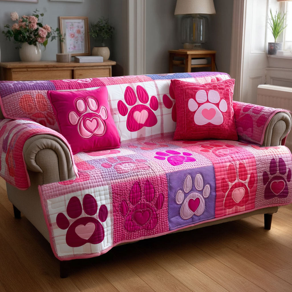 Paw Dreamland Quilted Sofa Cover Beautiful Sofa Covers Presents For New Dog Owners - Tradiviet