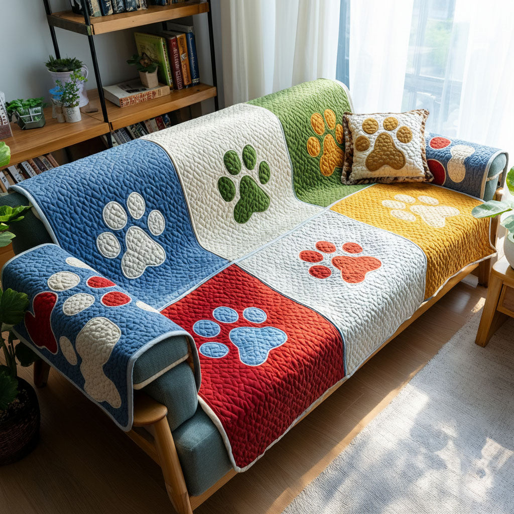 Paw Shire Haven Quilted Sofa Cover Best Slip Cover Sofa Dog And Owner Gift Ideas - Tradiviet