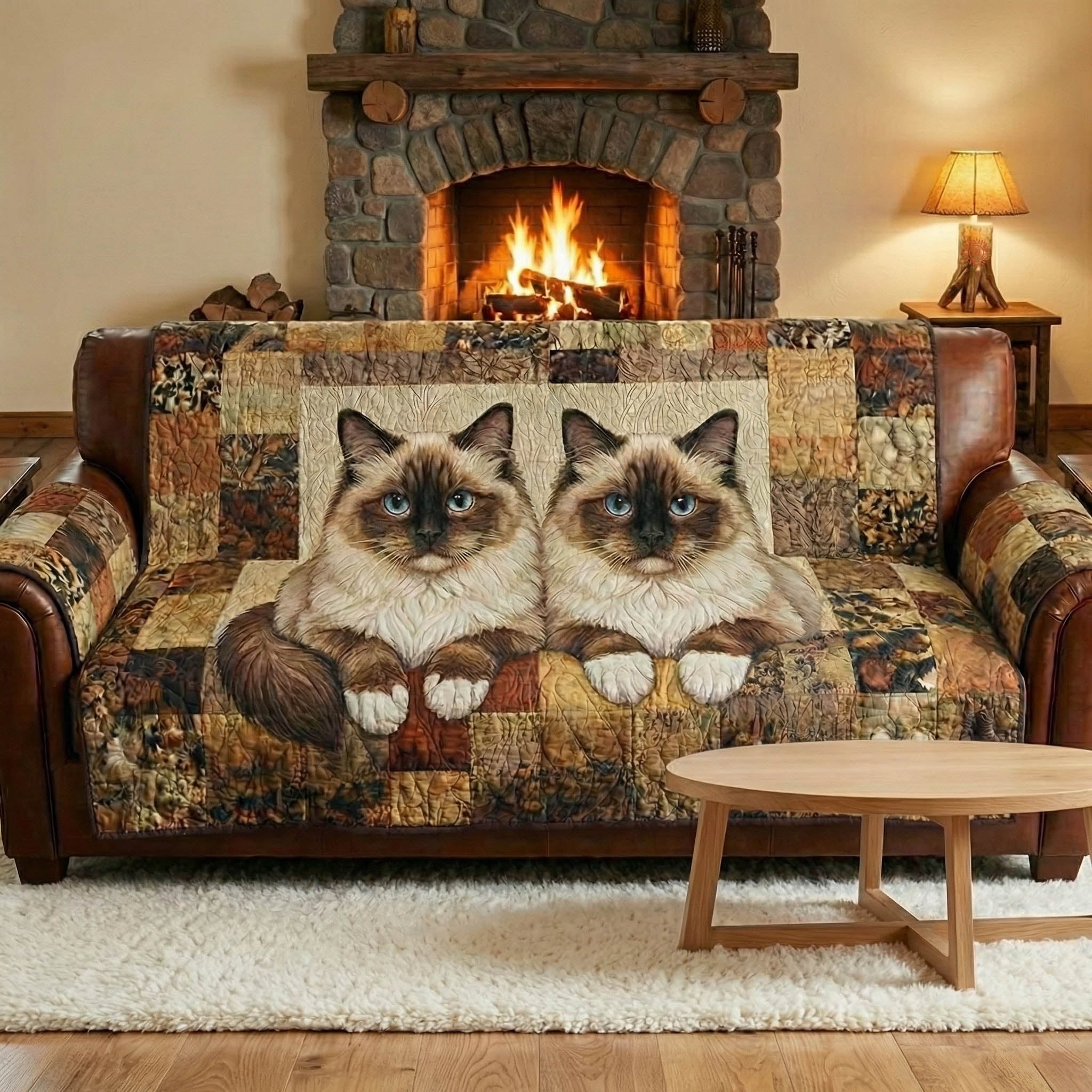 Pawfect Duo Quilted Sofa Cover Pet Home Couch Cover Unique Room Decor Gifts - Tradiviet