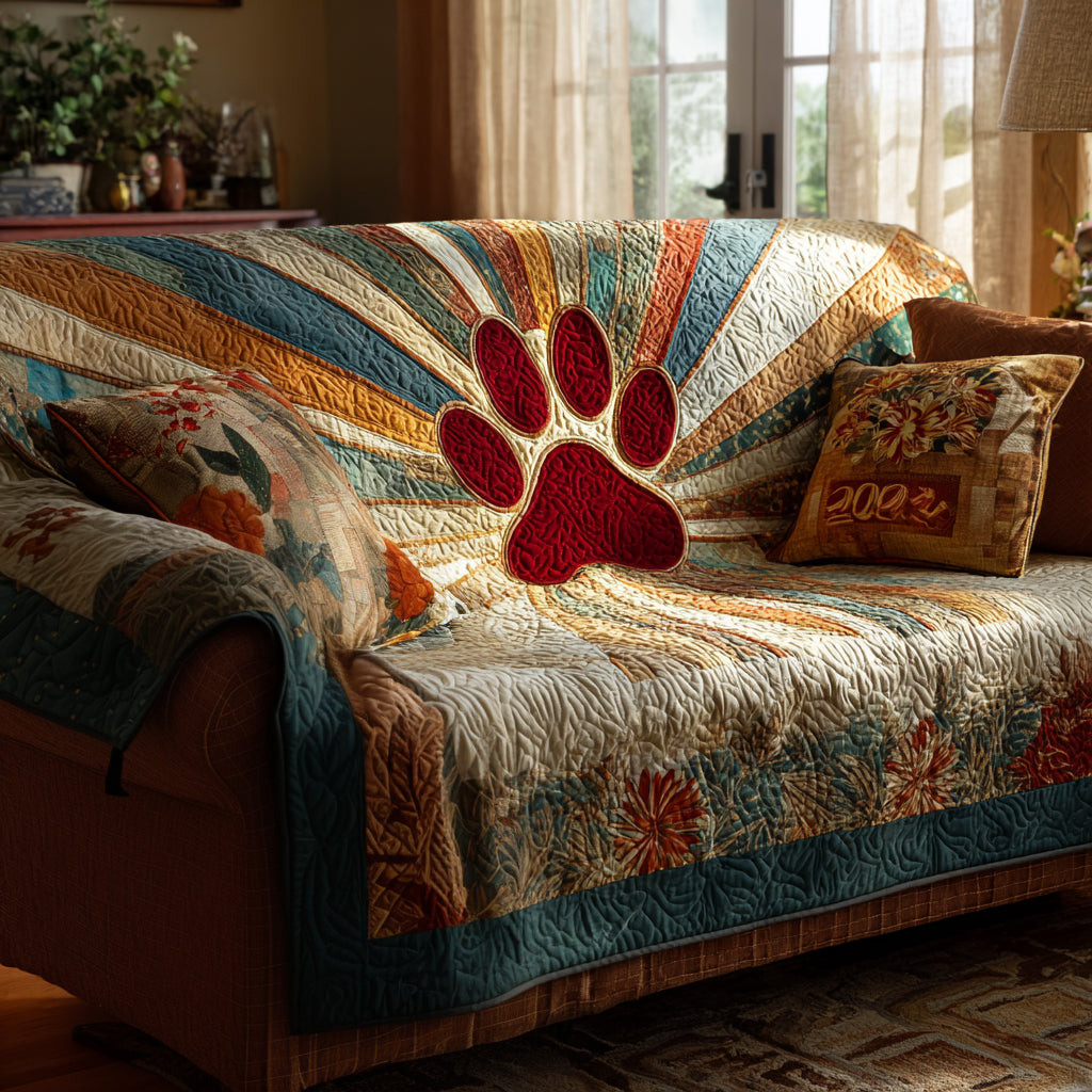 Pawland Meadow Quilted Sofa Cover Sofa And Seat Covers Cool Gifts For Pet Lovers - Tradiviet