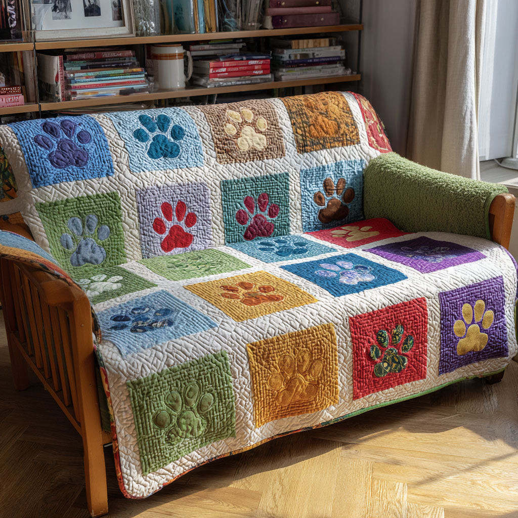 Pawlight Meadow Quilted Sofa Cover Indoor Decoration Presents For Dog Owners - Tradiviet