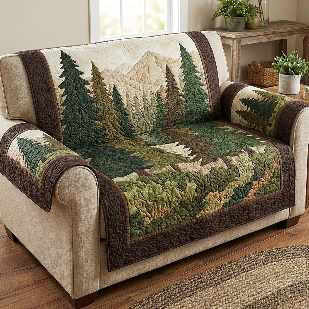 Pine Valley Quilted Sofa Cover Cool Sofa Slipcovers Tree Of Life Gifts For Dad - Tradiviet
