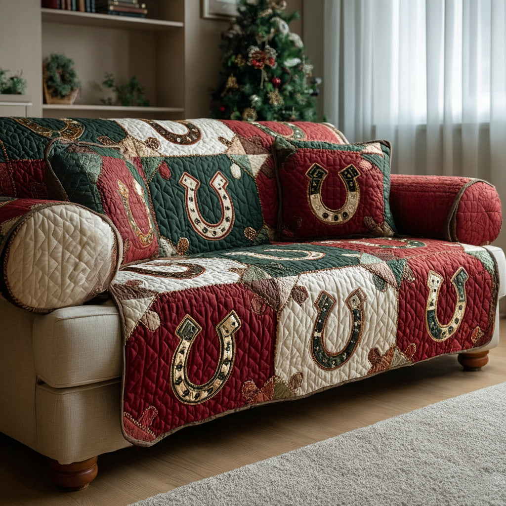 Prairie Fortune Quilted Sofa Cover Stylish Home Room Decor Gifts For Home Decor - Tradiviet