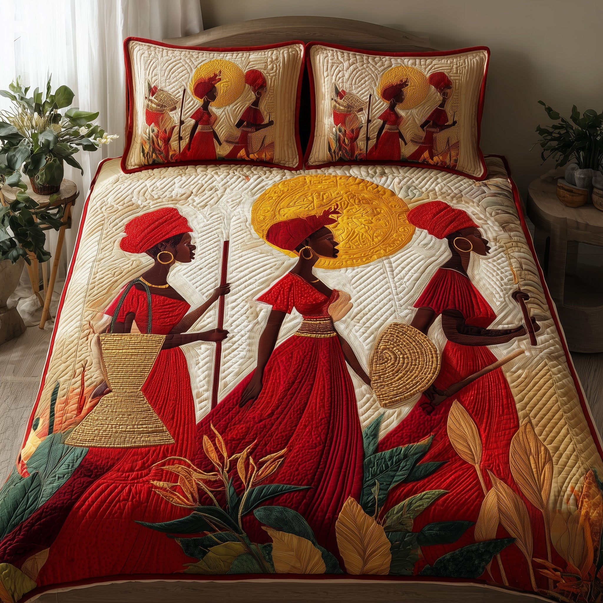 Proud To Rise Quilted Bedding Set Proud Rise Moonlight Gift For Proud Rise - Tradiviet