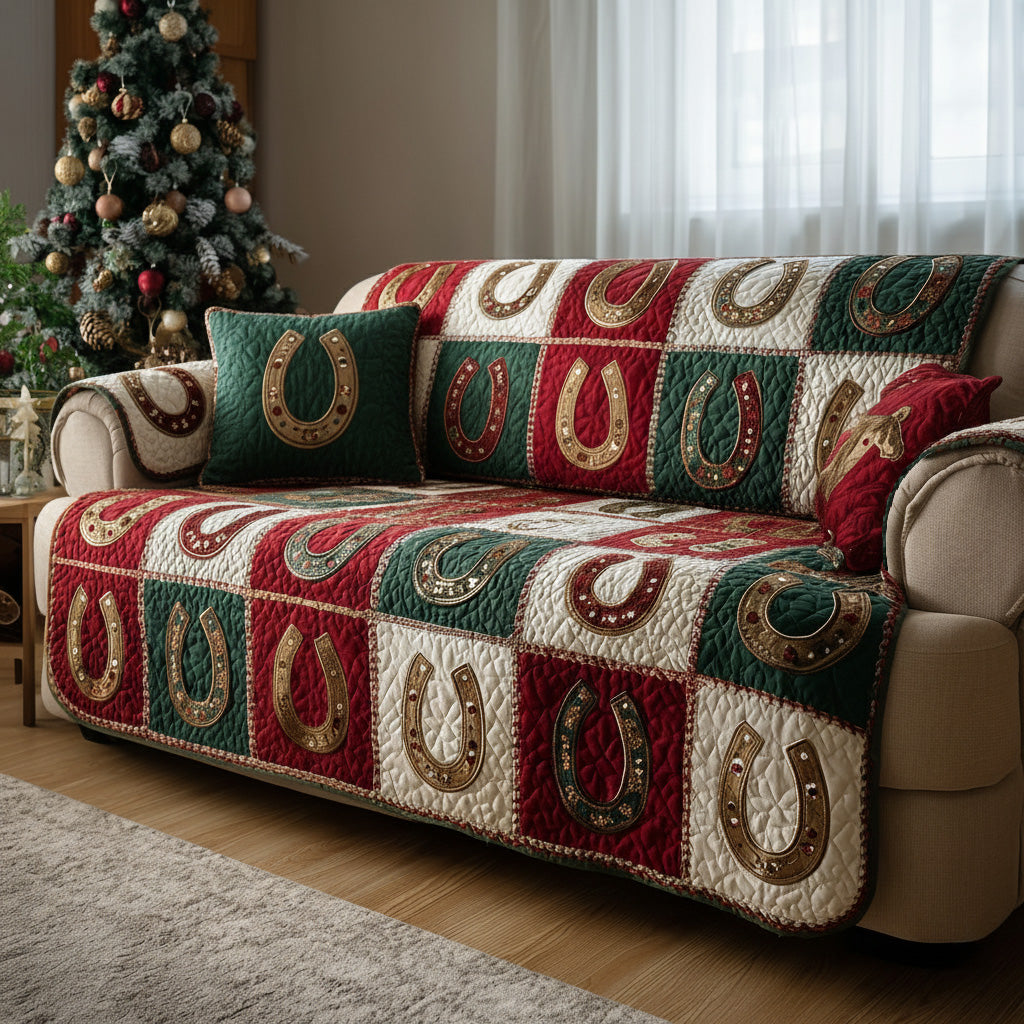 Ranch Blessing Quilted Sofa Cover Room Decor For Room Gifts For Room Decor - Tradiviet