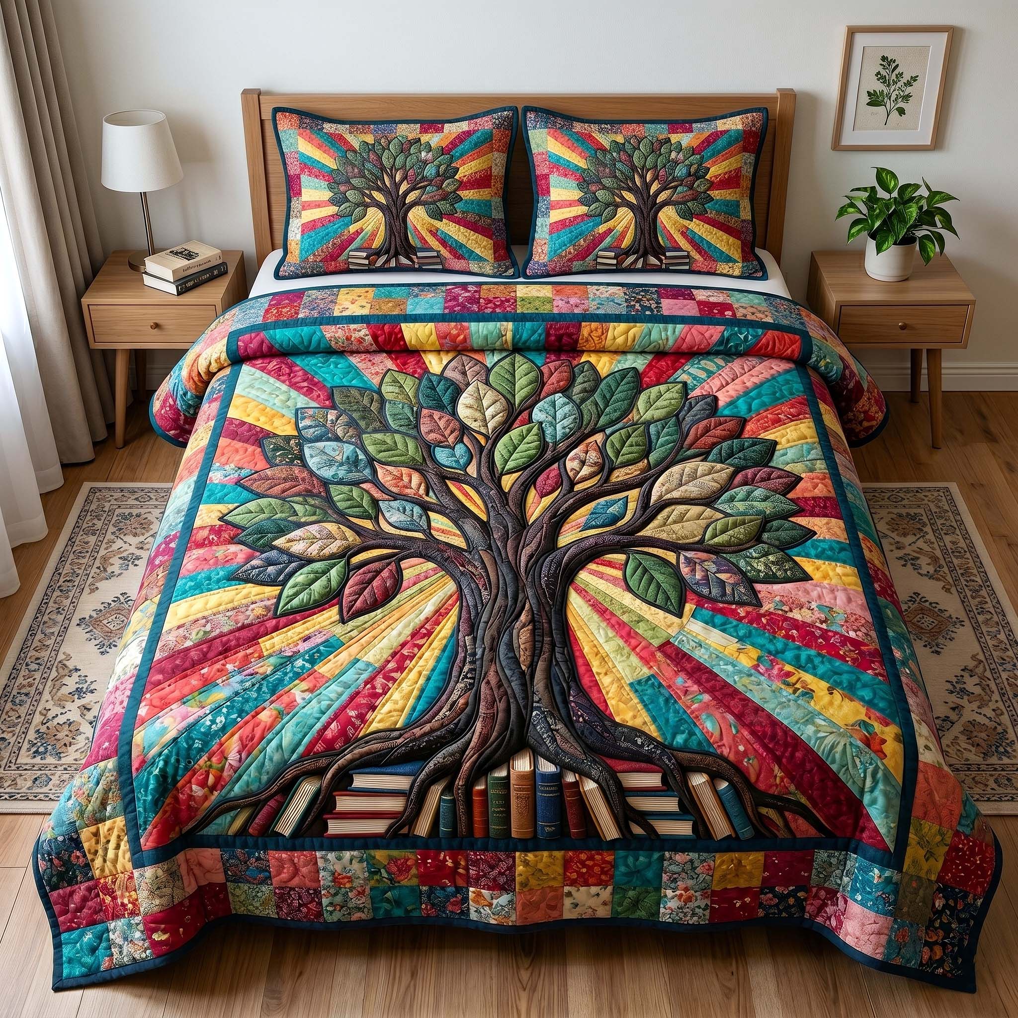 Reading Nook Quilted Bedding Set Reading Nook Sanctuary Gift For Reading Nook - Tradiviet