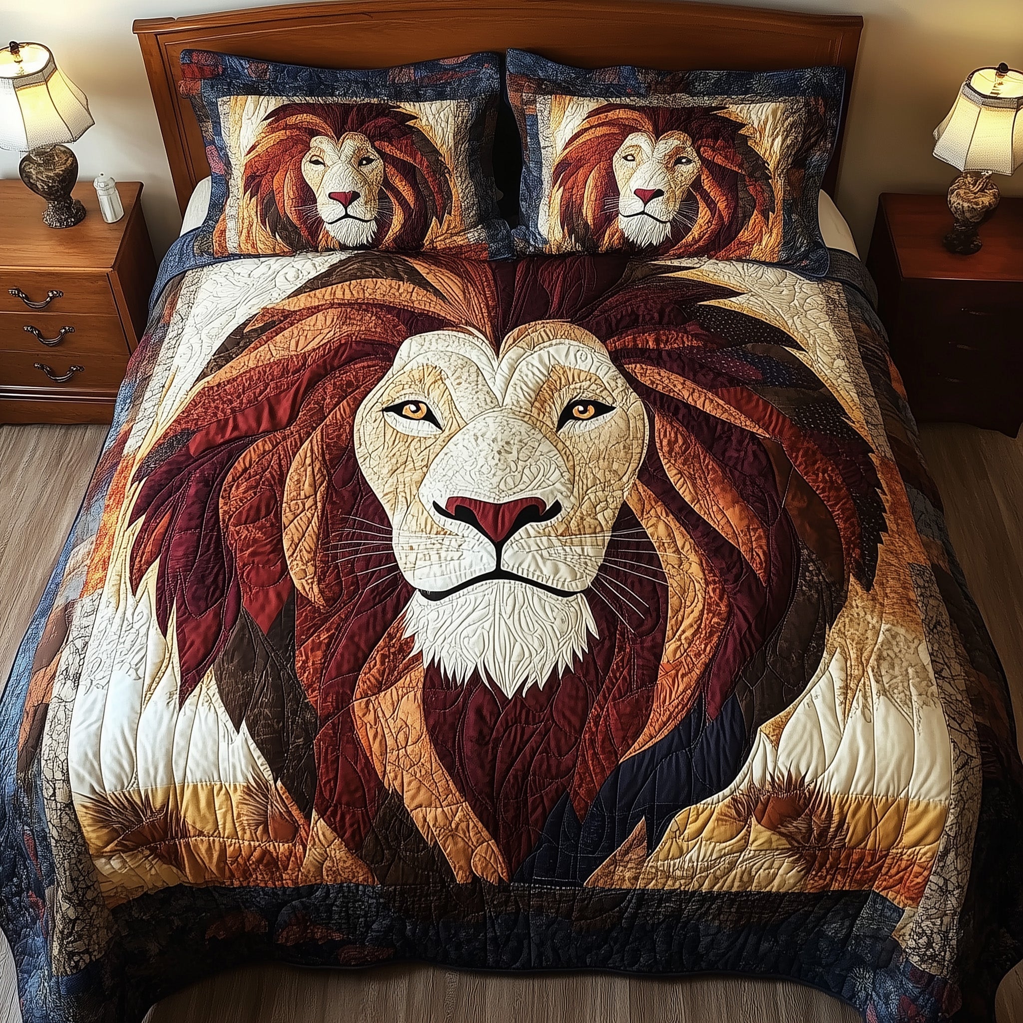 Roarbreaker Lion Quilted Bedding Set Roarbreaker Lion Tapestry Gift For Roarbreaker Lion - Tradiviet