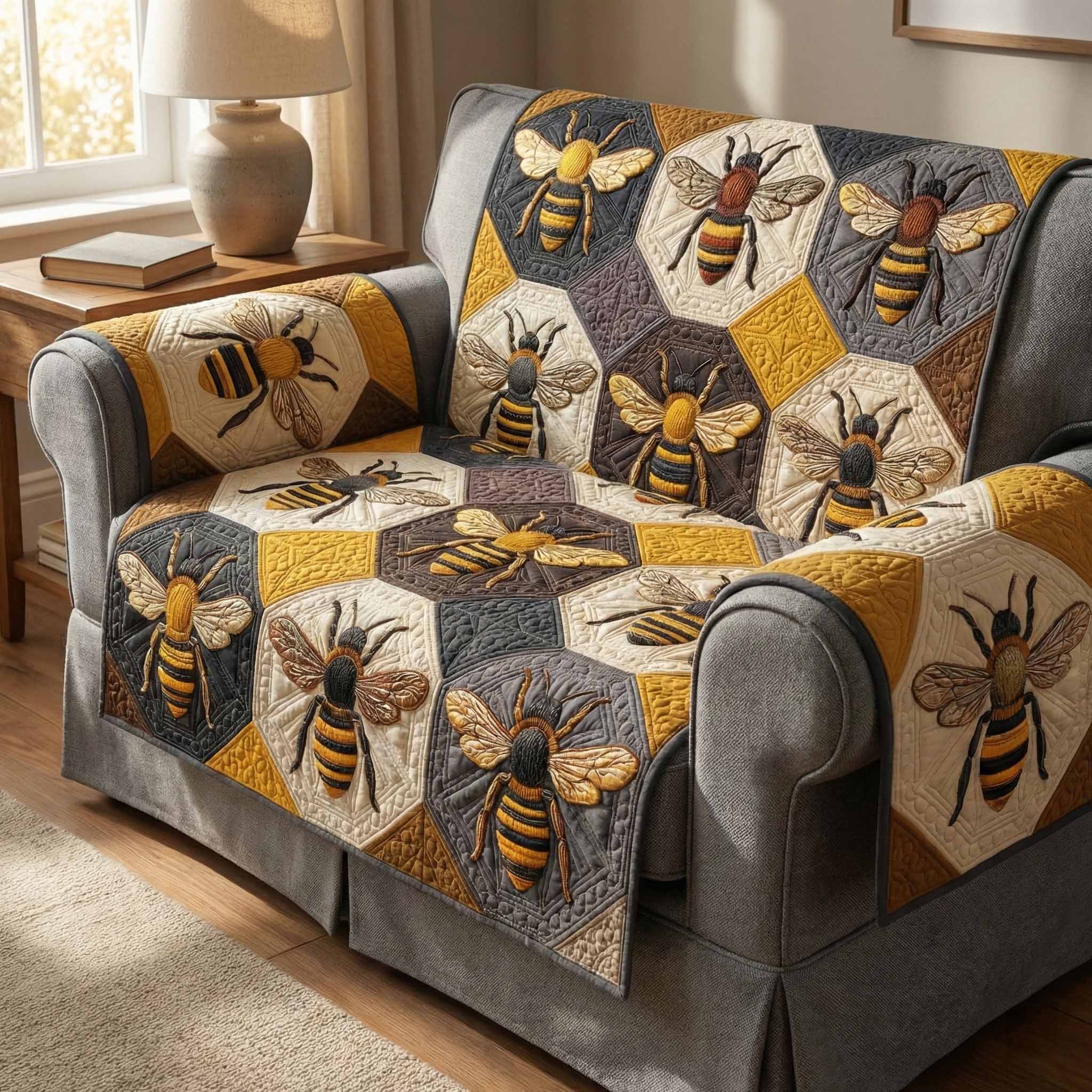Rustic Buzz Quilted Sofa Cover Best Sofa Slipcovers Bee Present Ideas - Tradiviet