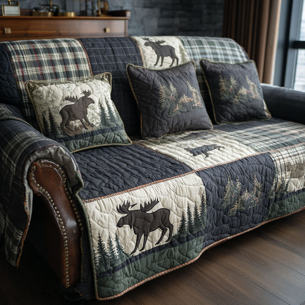 Rustic Valley Quilted Sofa Cover Table Room Decor Best Housewarming Gift Ideas - Tradiviet