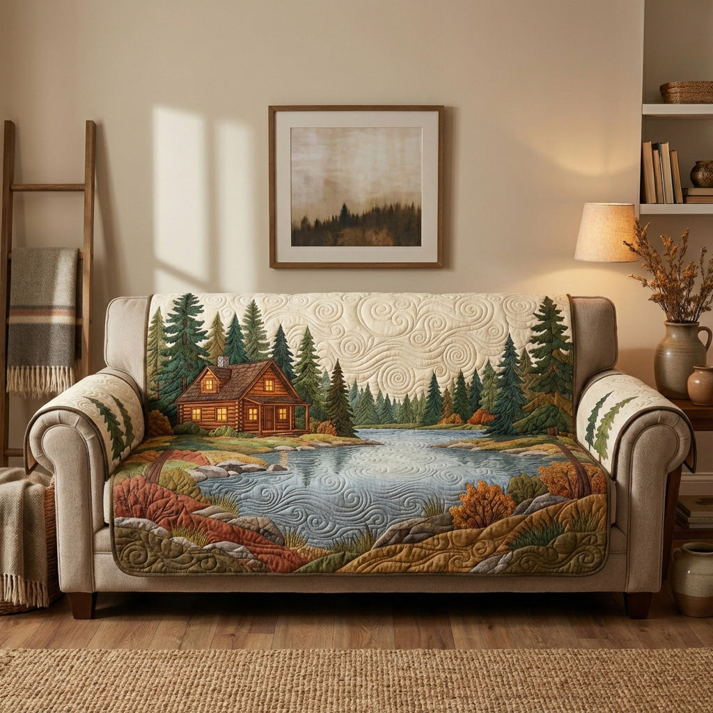 Rustic Woodland Home Quilted Sofa Cover Best Sofa Covers Tree Of Life Gifts For Men - Tradiviet