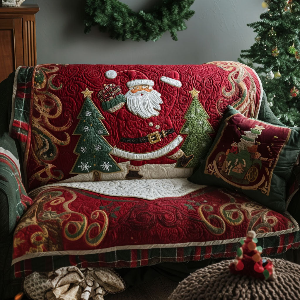 Silent Night Quilted Sofa Cover Aesthetic Home Room Decor Gifts For Home Decor - Tradiviet