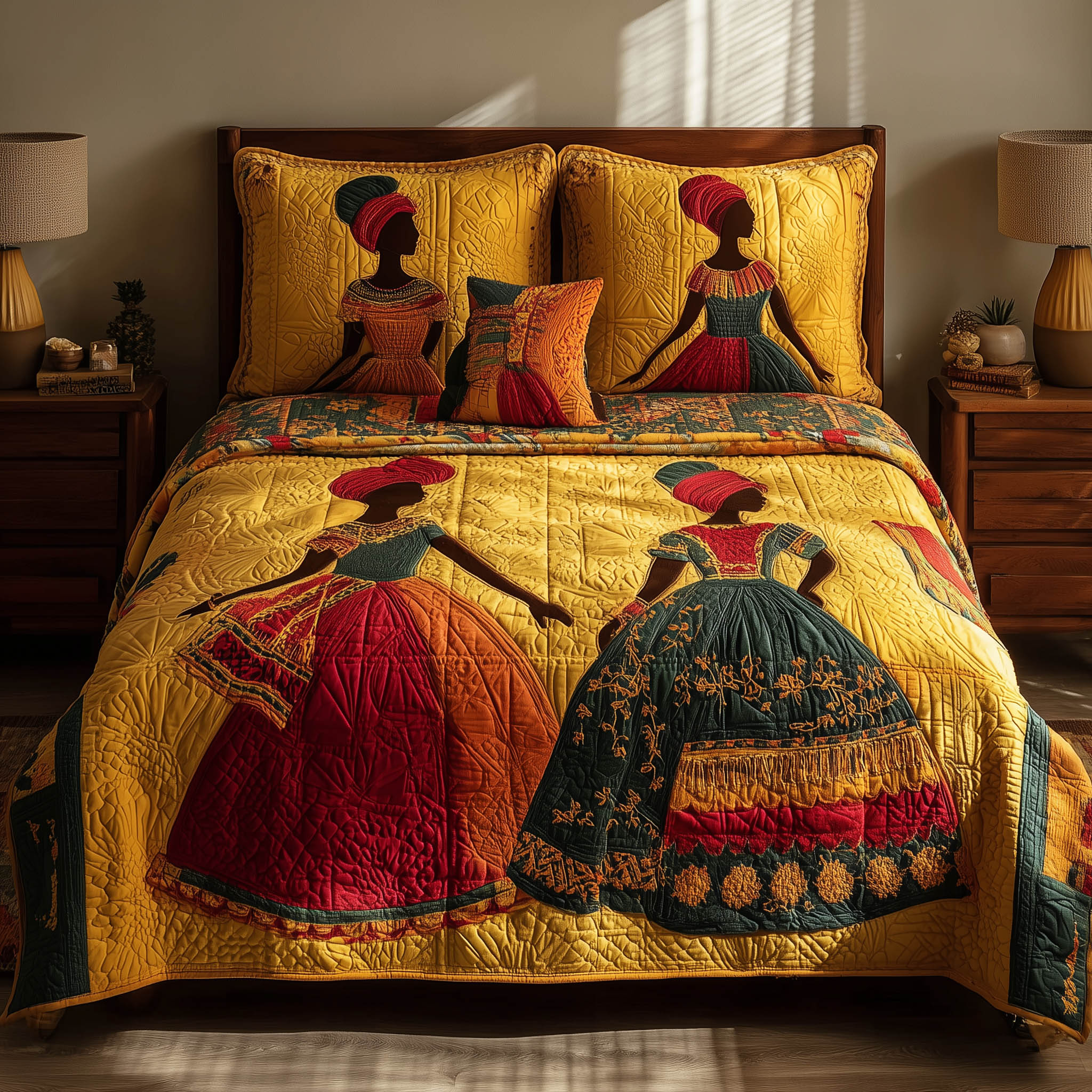 Soulbound Roots Quilted Bedding Set Soulbound Roots Canvas Gift For Soulbound Fans - Tradiviet