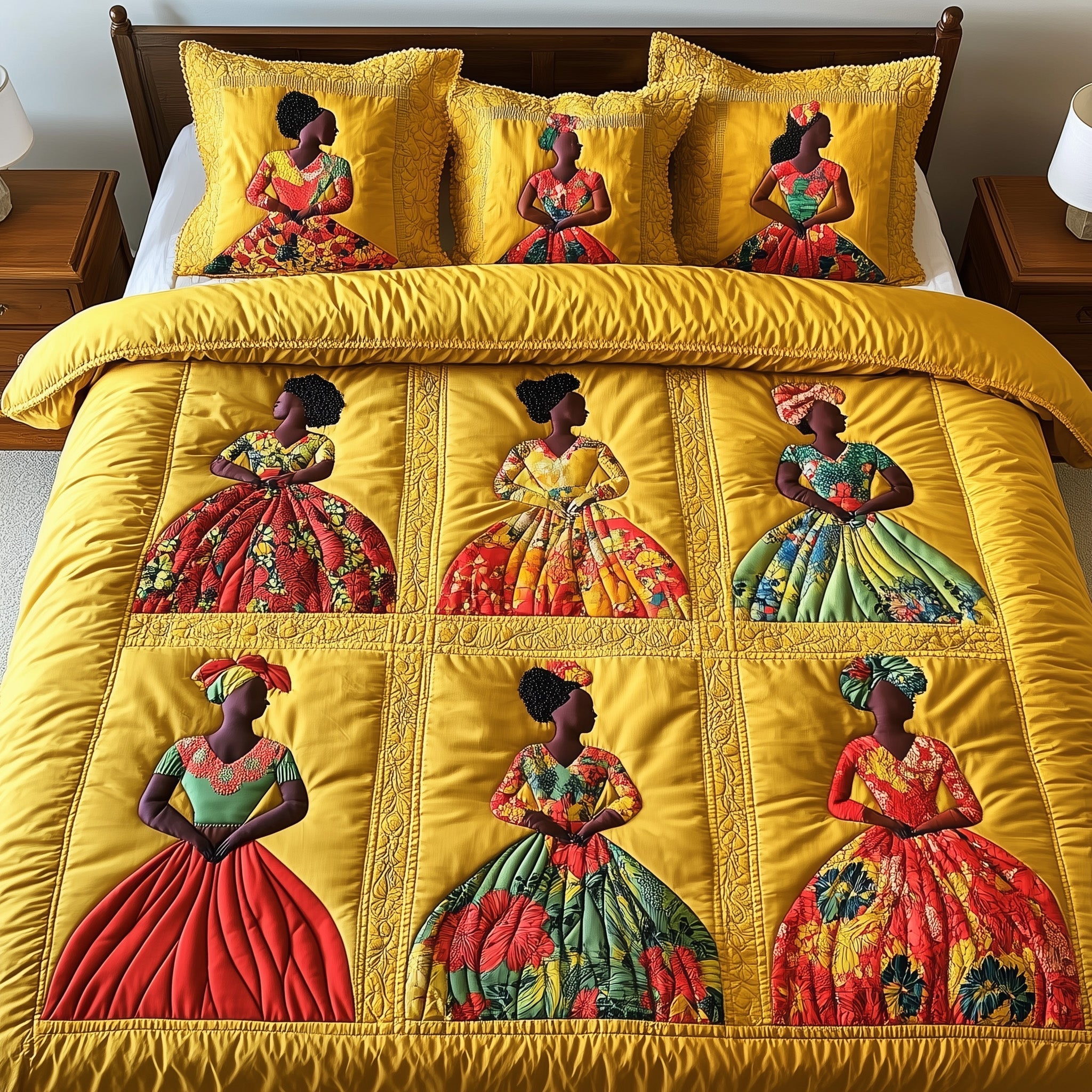 Soulbound Roots Quilted Bedding Set Soulbound Roots Palette Gift For Roots Lovers - Tradiviet