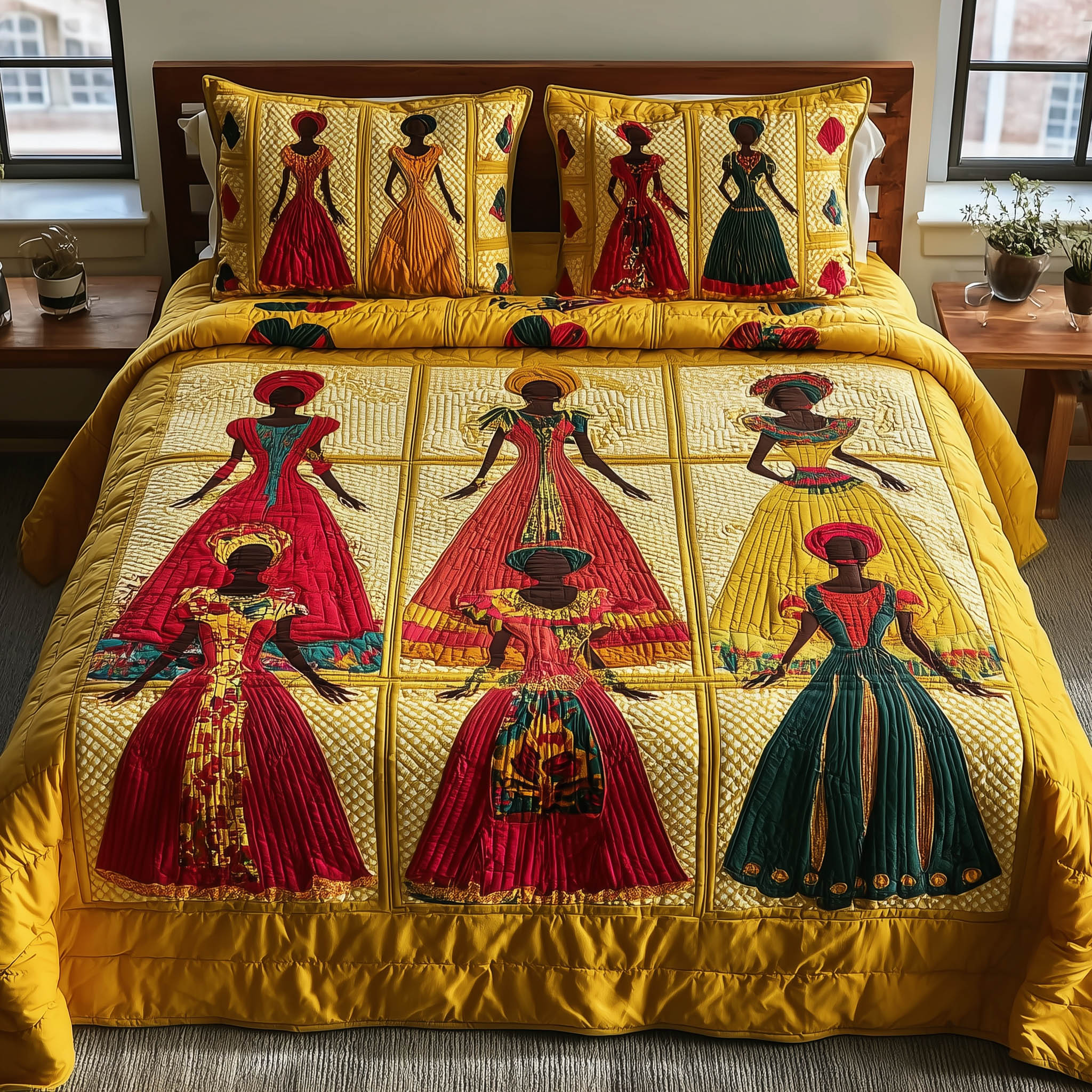 Soulbound Roots Quilted Bedding Set Soulbound Roots Weave Gift For Roots Fans - Tradiviet