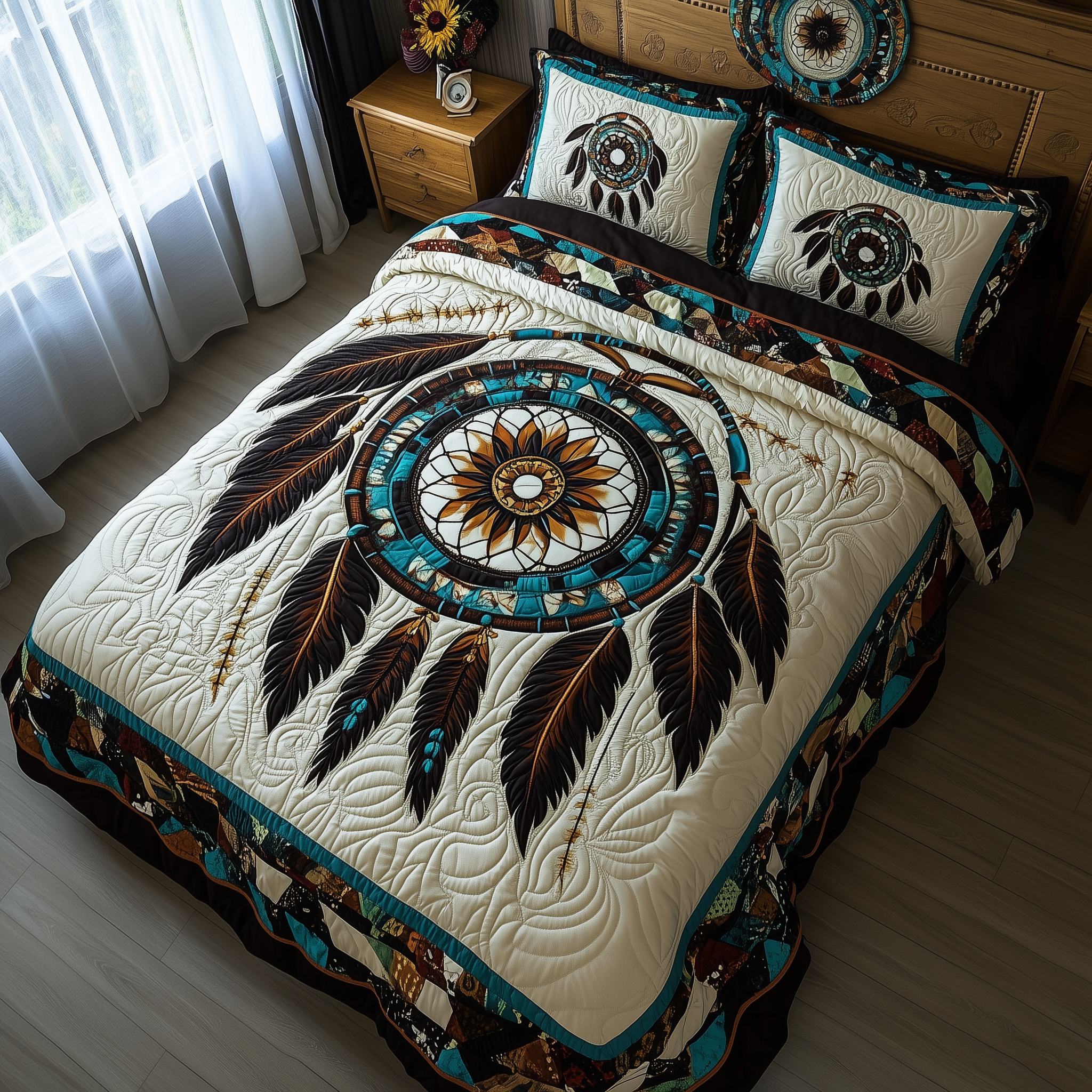Spirit Guardian Quilted Bedding Set Spirit Guardian Treasure Gift For Spirit Guardian - Tradiviet
