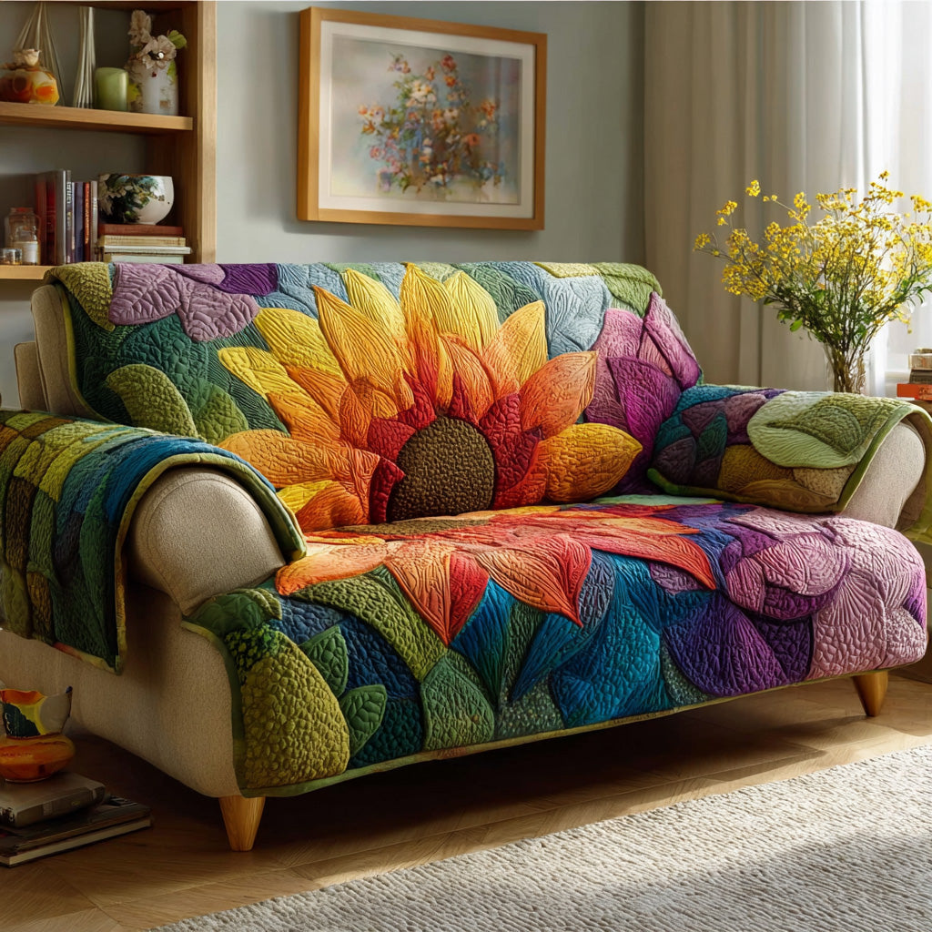 Spring Radiance Quilted Sofa Cover Wall Room Decor Gifts For Home Lovers - Tradiviet