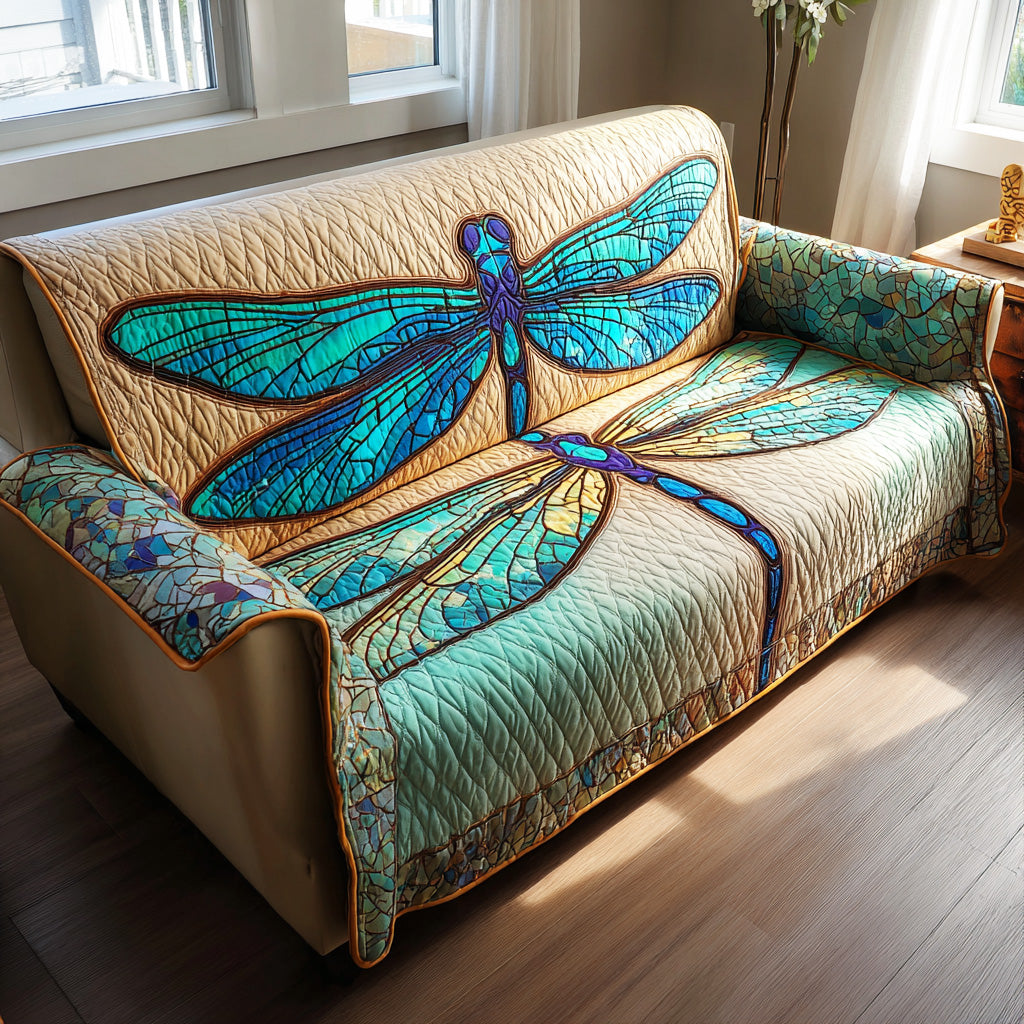 Summer Breeze Flight Quilted Sofa Cover Trendy Home Room Decor Home Lover Gift Ideas - Tradiviet