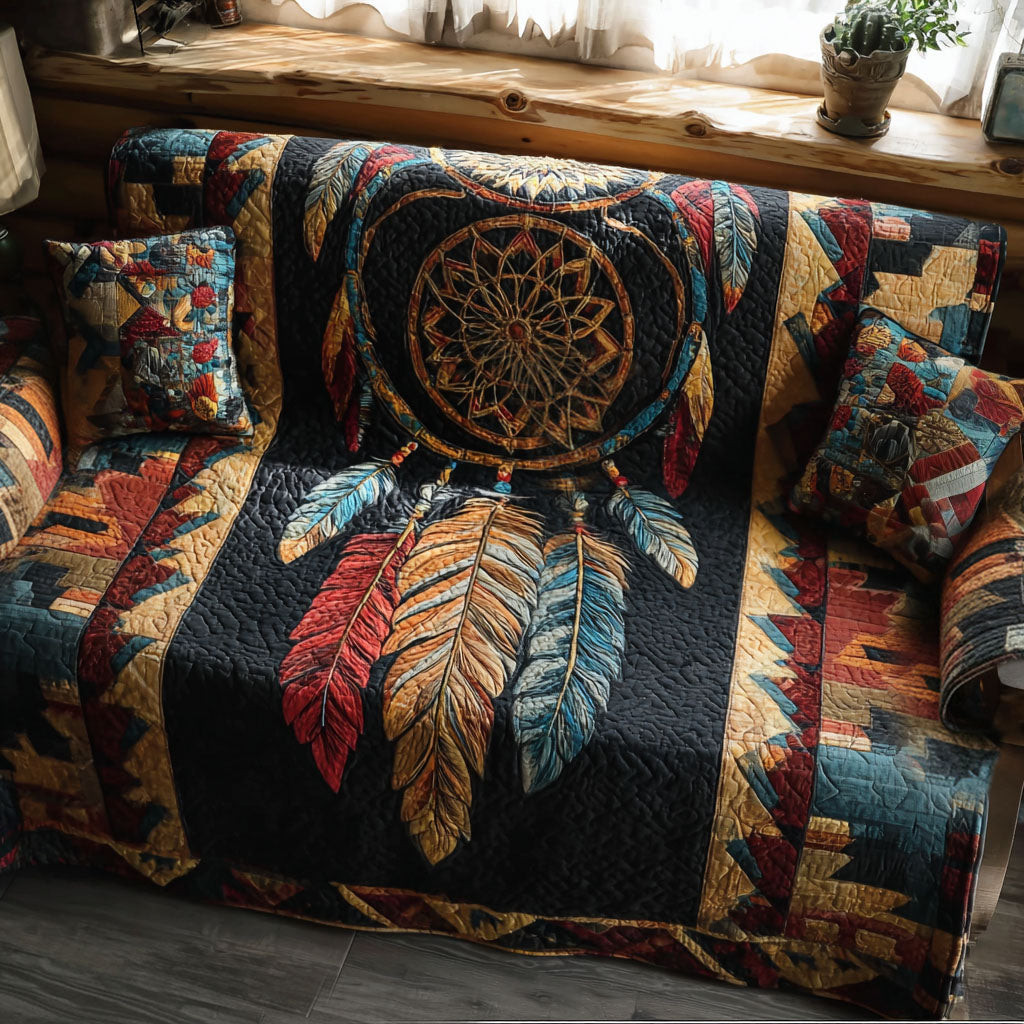 Sunwoven Dreams Quilted Sofa Cover Awesome Couch Covers Native American Wedding Gifts - Tradiviet