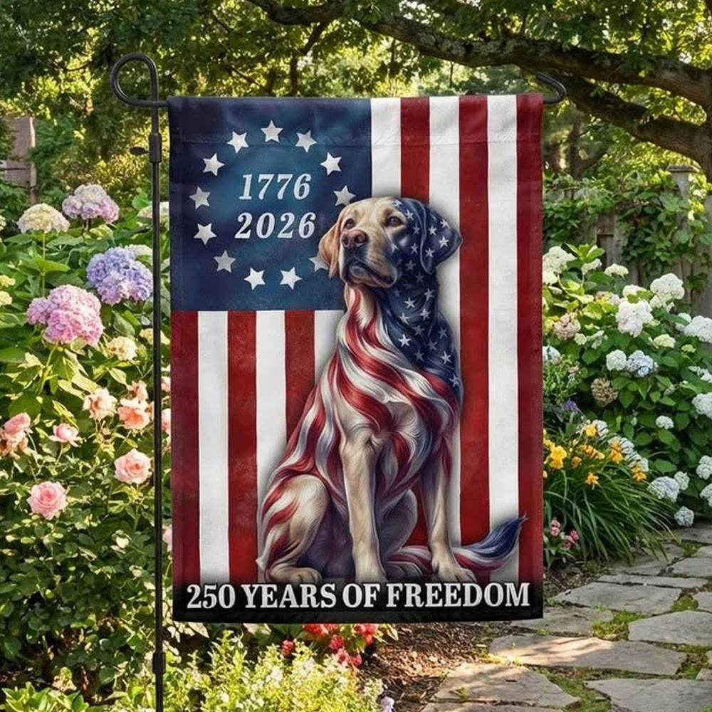 This Patriotic Labrador Retriever 250 Years Flag 1776 2026 Merch Patriotic Gift Ideas - Tradiviet