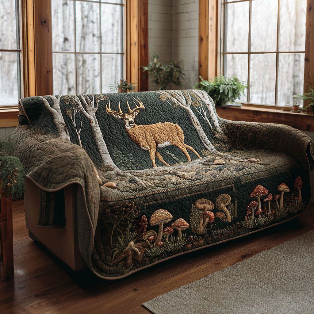 Timber Stalker Quilted Sofa Cover Unique Home Room Decor Great Home Decor Finds - Tradiviet