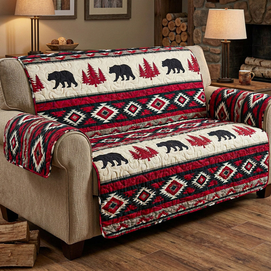 Totem Spirit Quilted Sofa Cover Table Room Decor Cozy Home Decor Gifts - Tradiviet