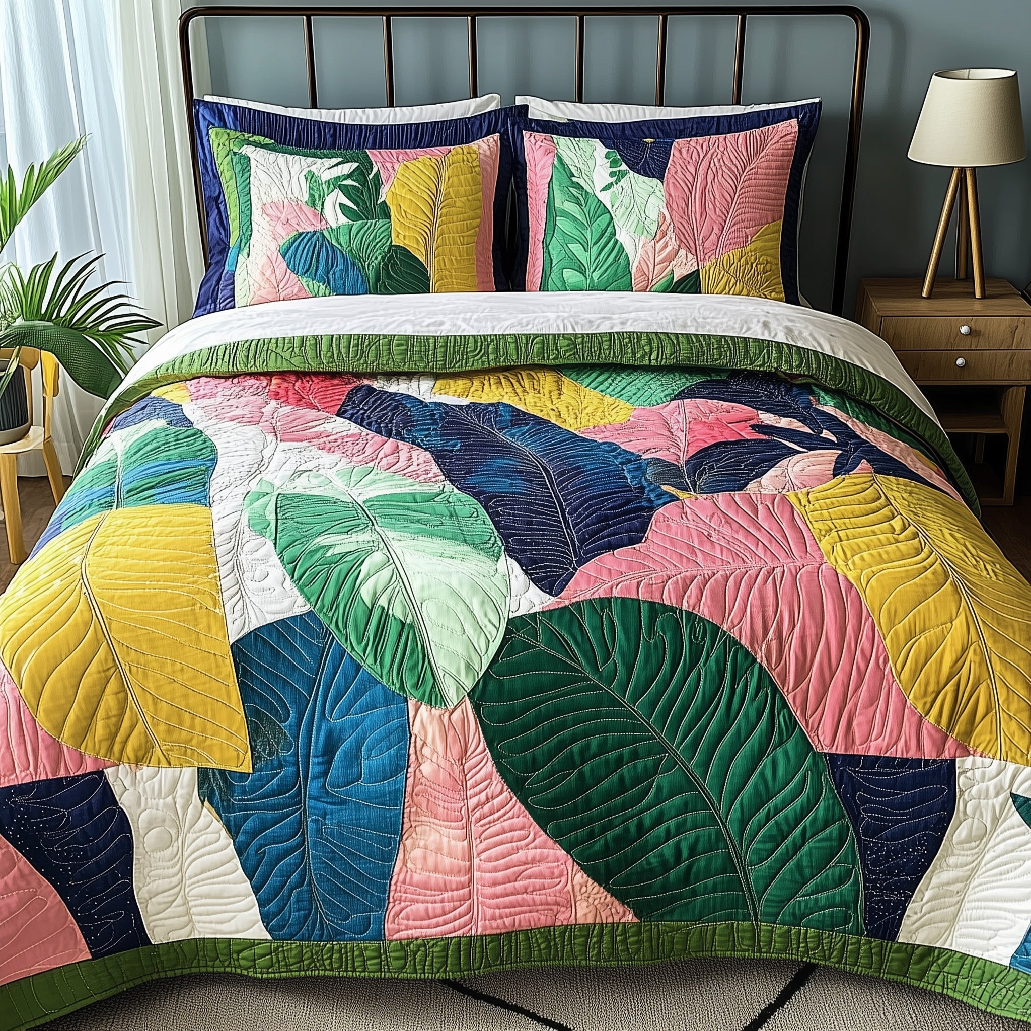 Tropical Dream Quilted Bedding Set Tropical Dream Vibe Gift For Tropical Wife - Tradiviet