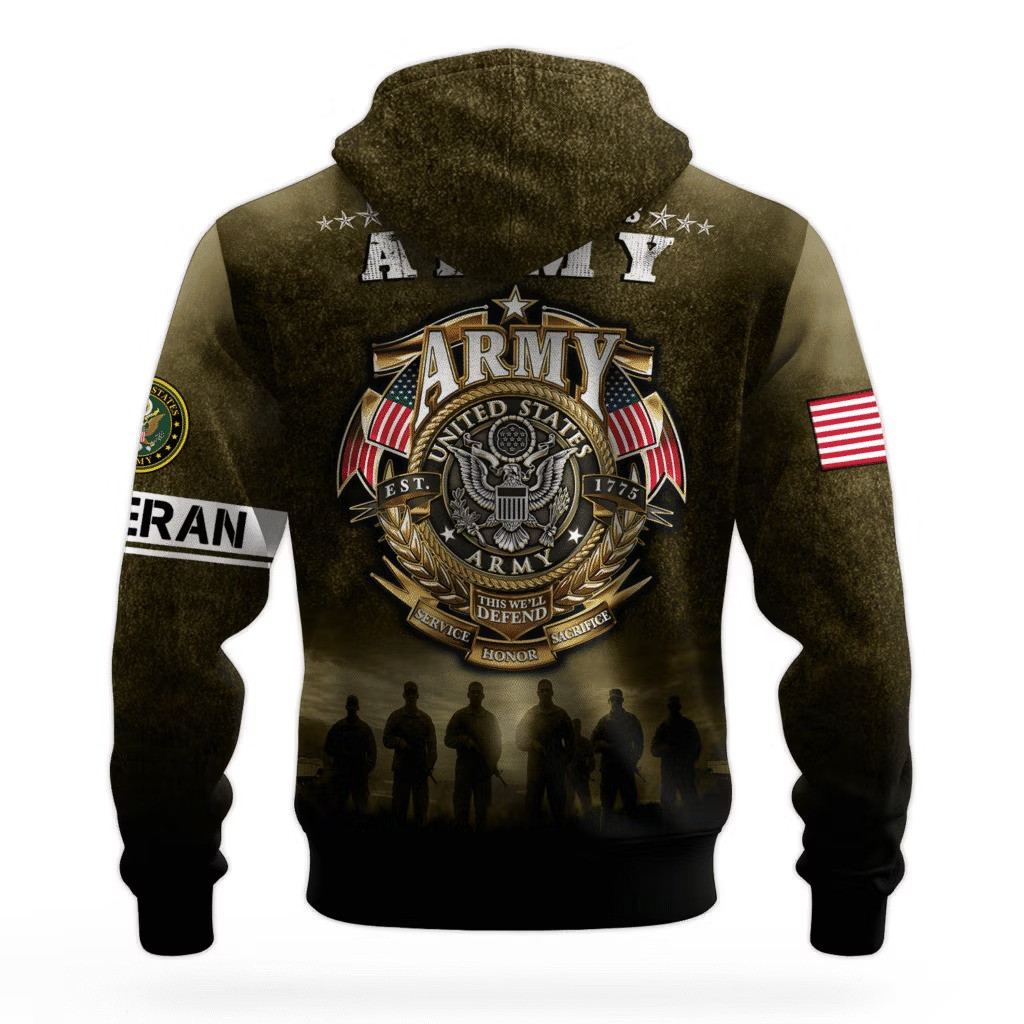 US Army This We'll Defend 250Th Anniversary Hoodie 1775 2025 Army Veteran Gifts Ideas - Tradiviet - Image 2