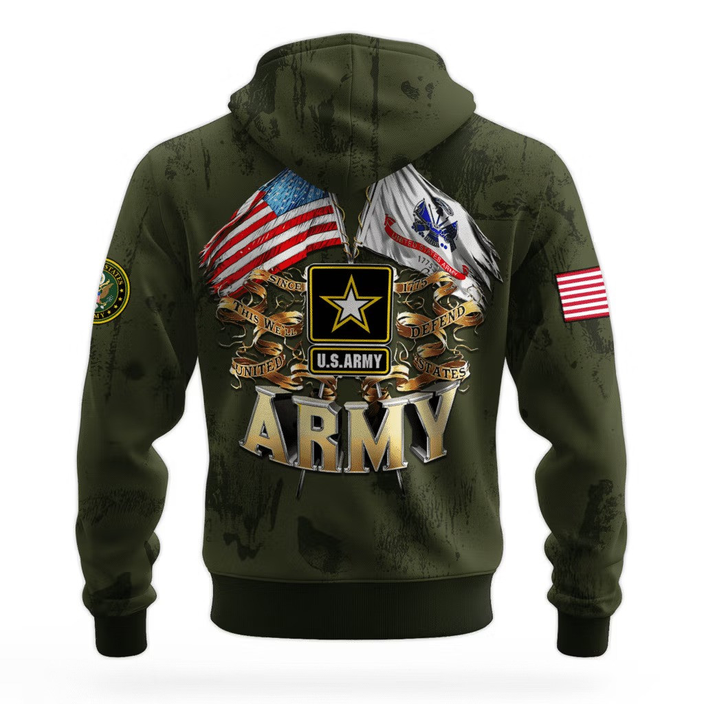 US Army This We'll Defend 250Th Anniversary Hoodie 1775 2025 Gifts For An Army Veteran - Tradiviet - Image 2