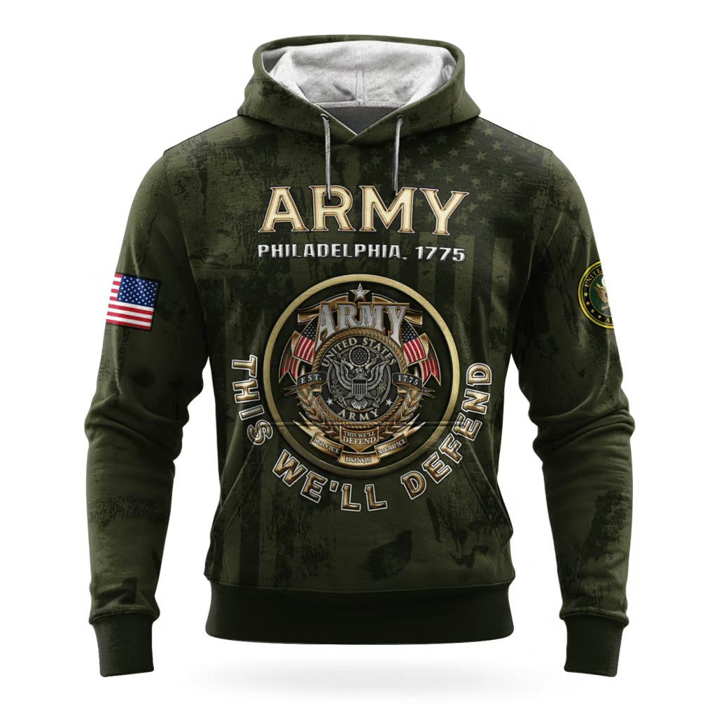 US Army This We'll Defend 250Th Anniversary Hoodie 1775 2025 Gifts For An Army Veteran - Tradiviet