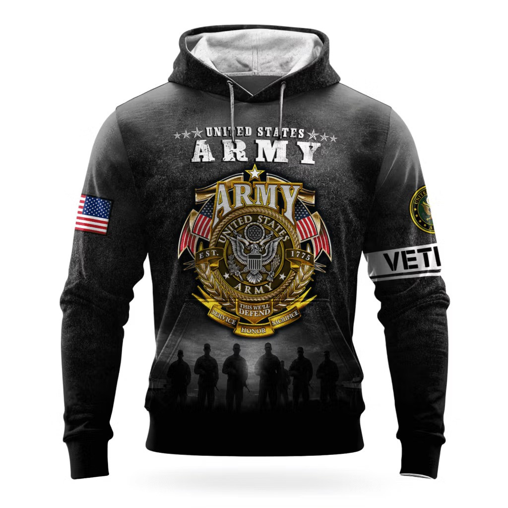 US Army This We'll Defend 250Th Anniversary Hoodie 2025 Christmas Gifts For Army Veterans - Tradiviet
