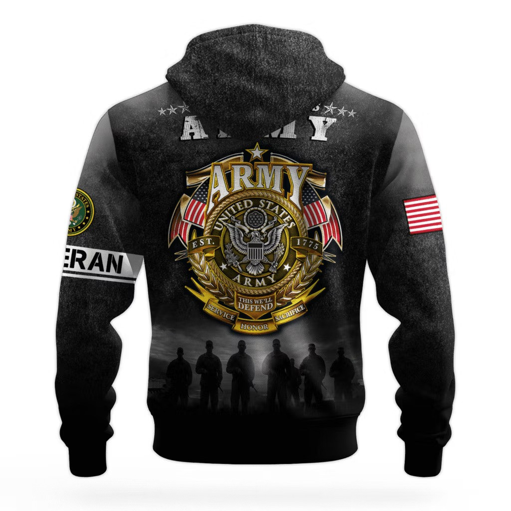 US Army This We'll Defend 250Th Anniversary Hoodie 2025 Christmas Gifts For Army Veterans - Tradiviet - Image 2